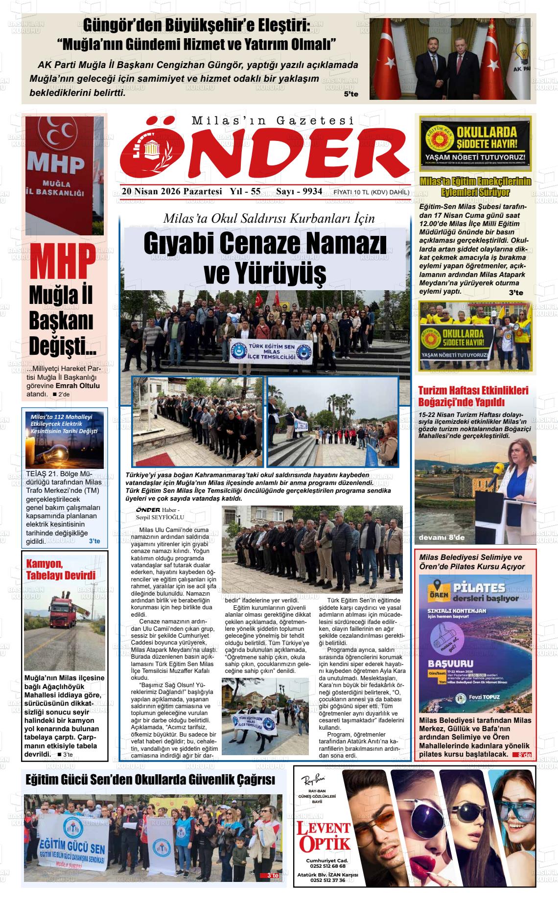 Mugla Onder 20.04.2026