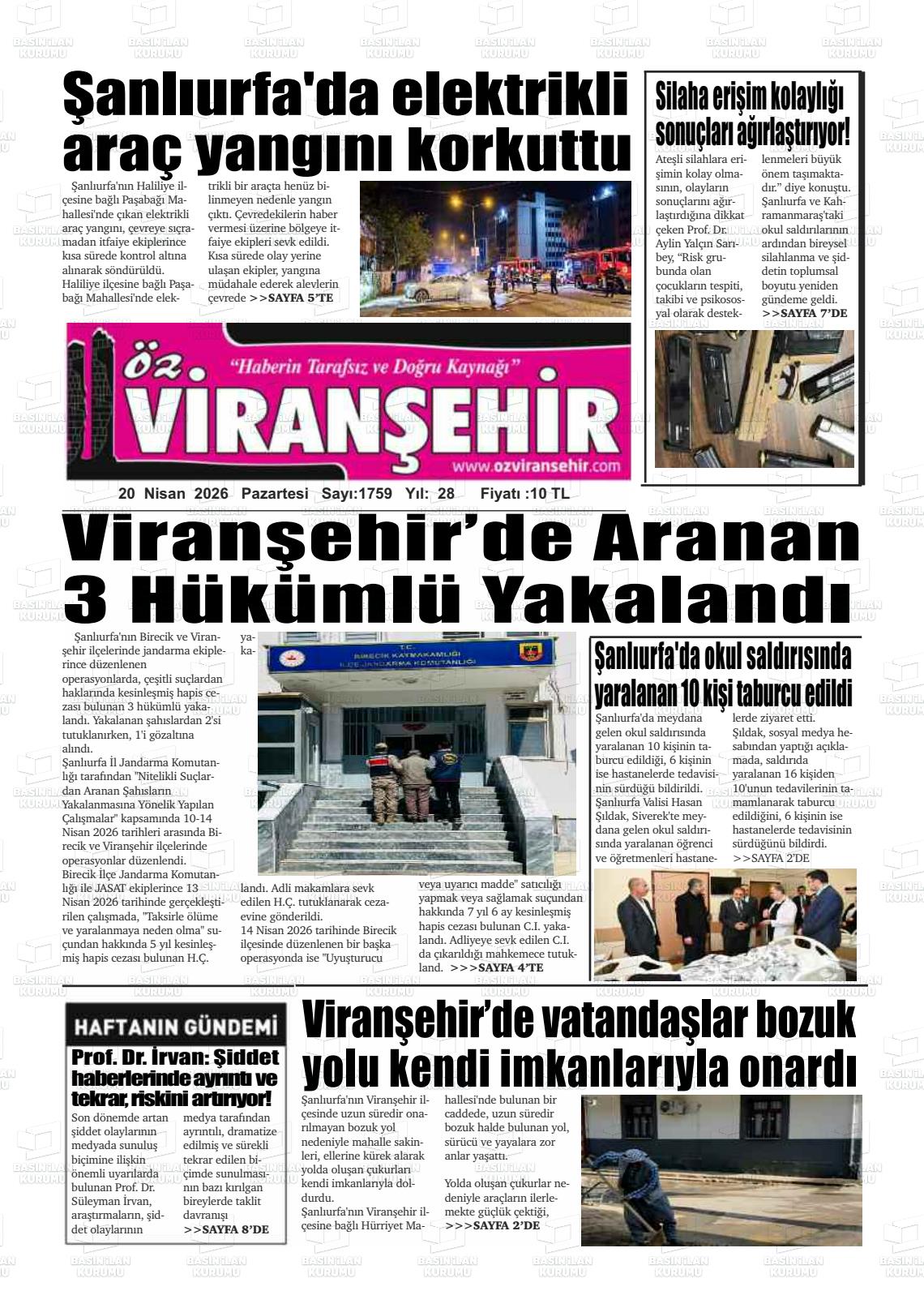 Sanliurfa Ozviransehir 20.04.2026