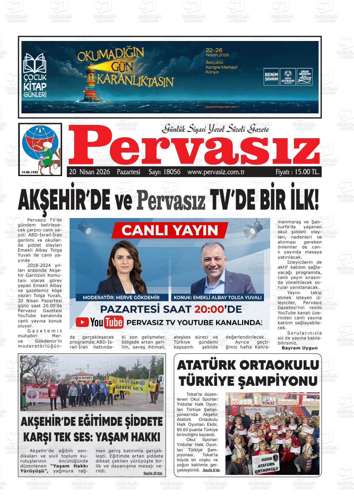 Konya Pervasiz 20.04.2026