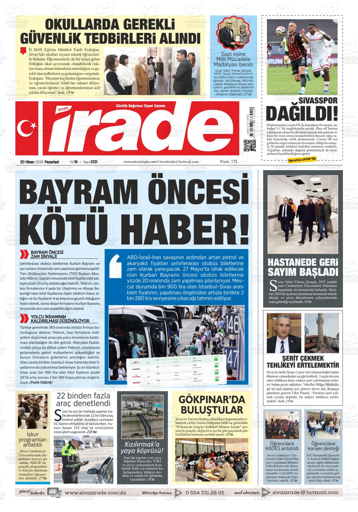 Sivas Irade 20.04.2026