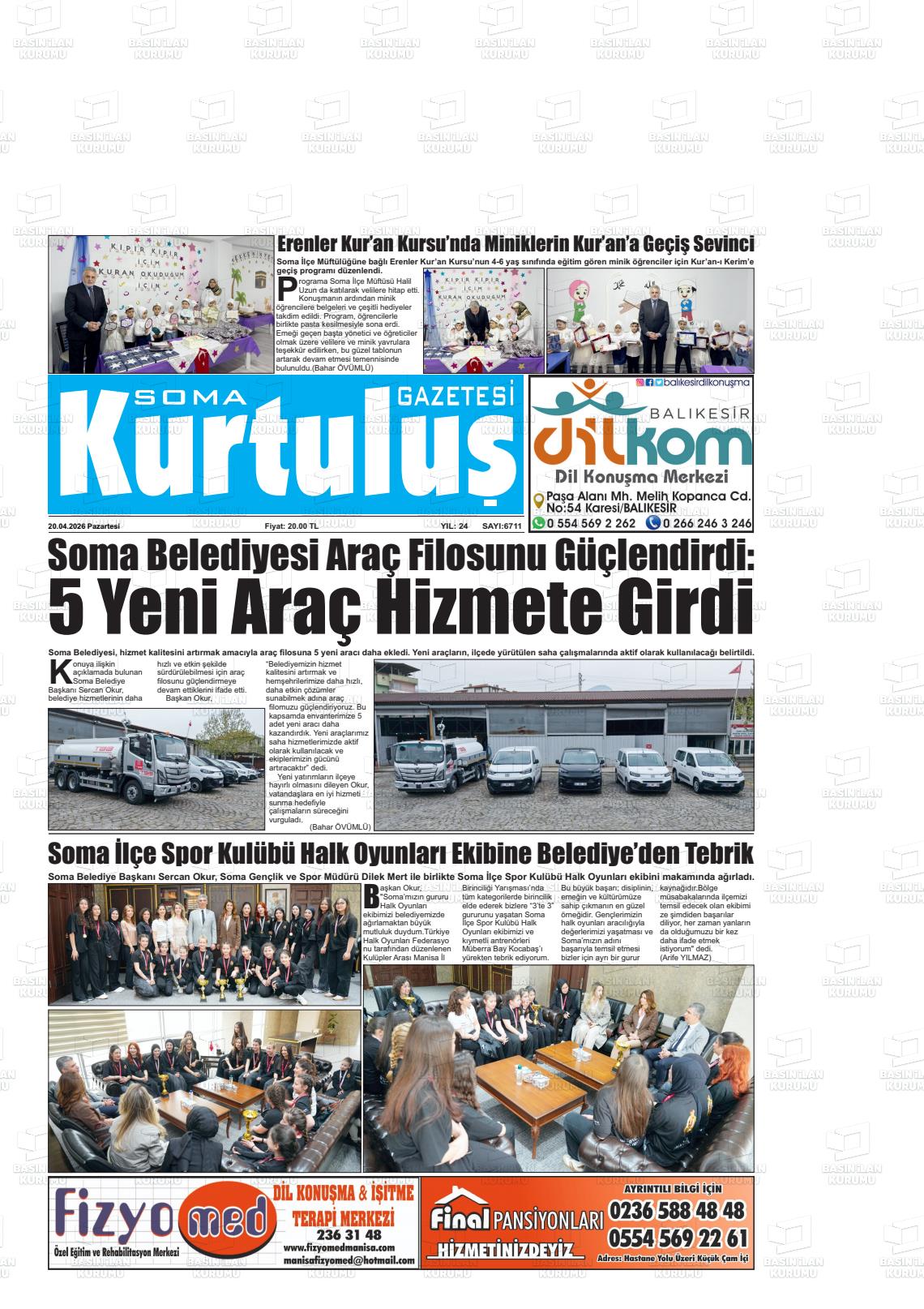 Manisa Somagundem 20.04.2026