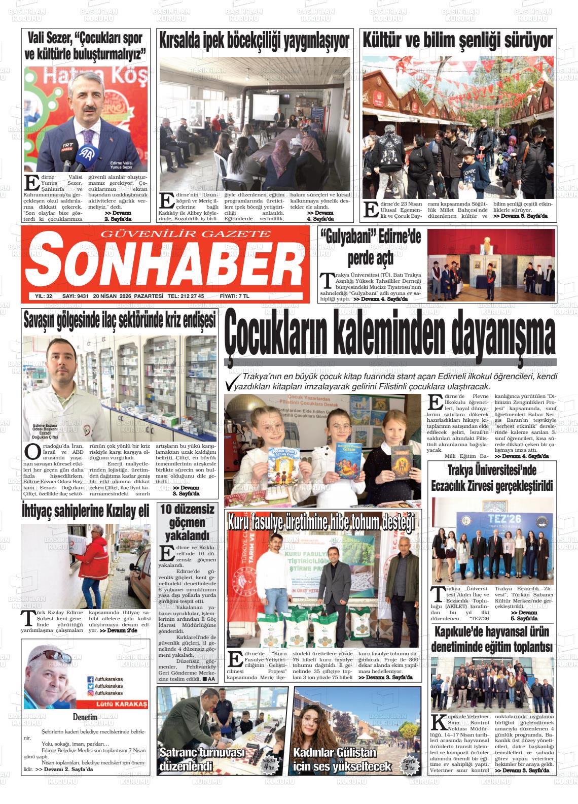 Eskisehir Sonhaber 20.04.2026