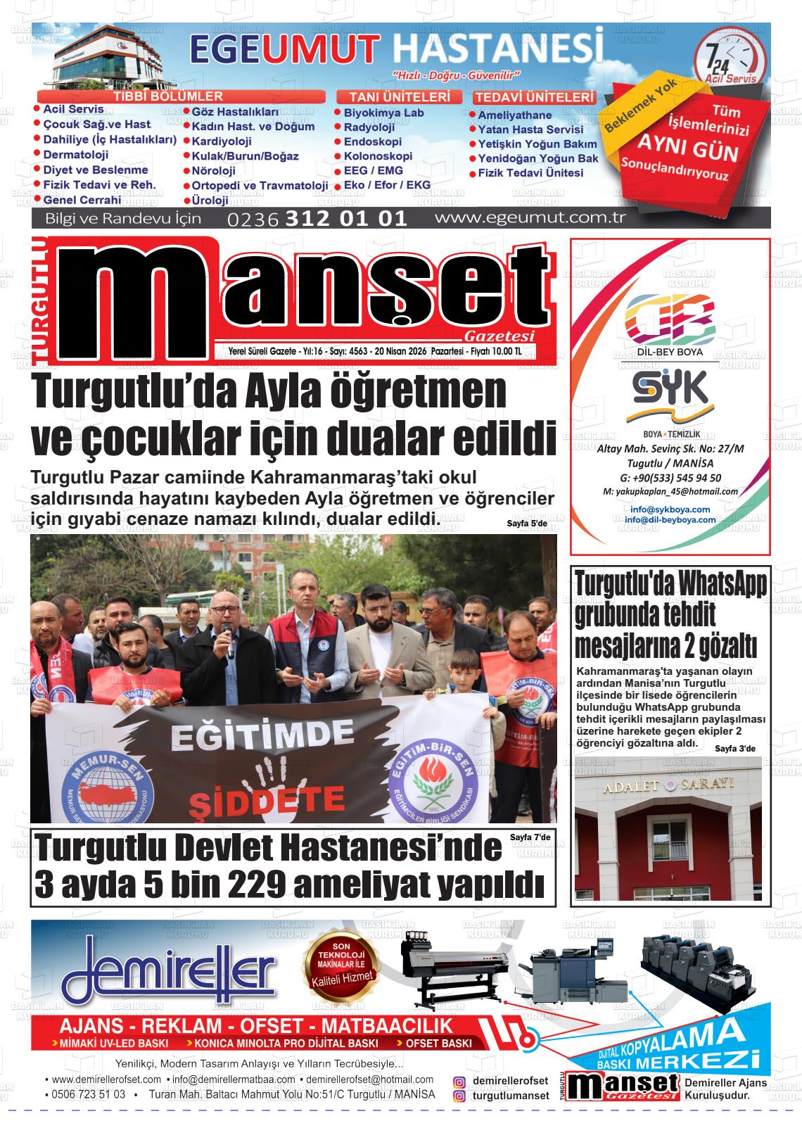Manisa Turgutlumanset 20.04.2026