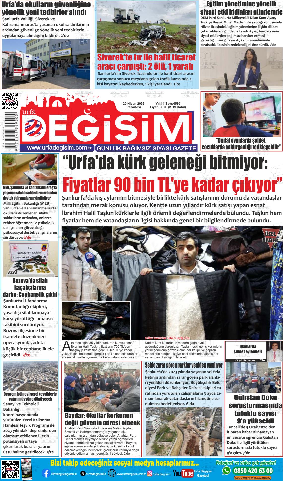 Sanliurfa Urfastar 20.04.2026