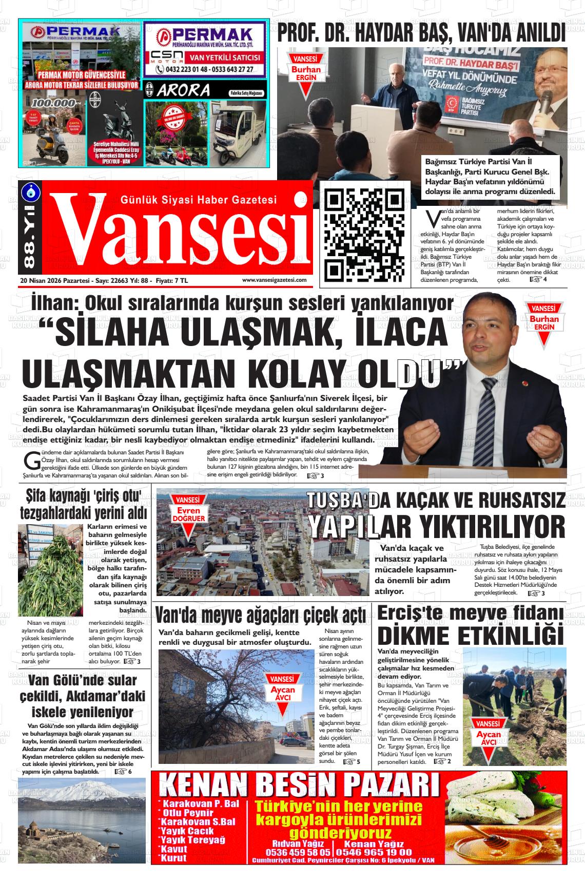 Van Sesi 20.04.2026