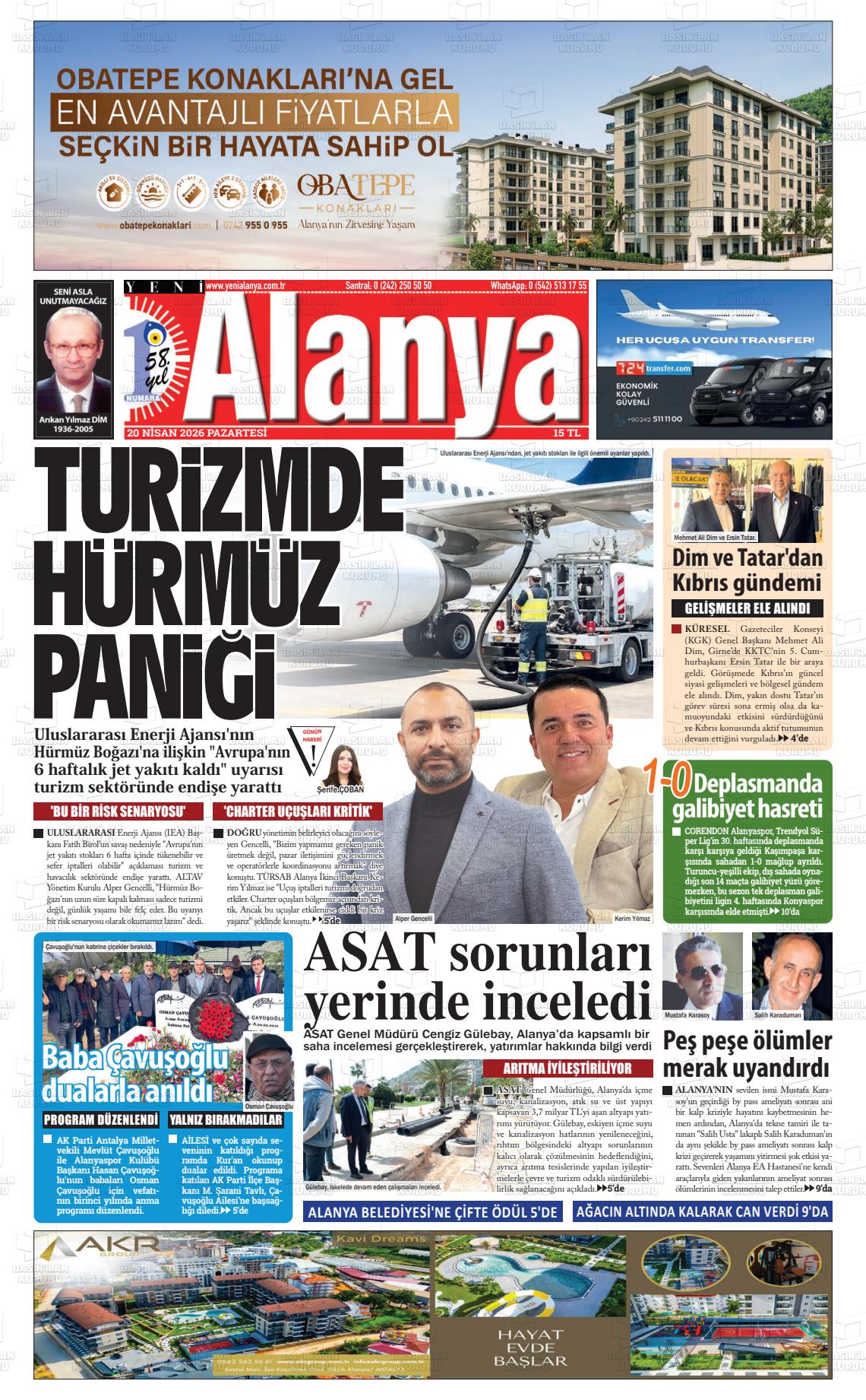 Antalya Yenialanya 20.04.2026