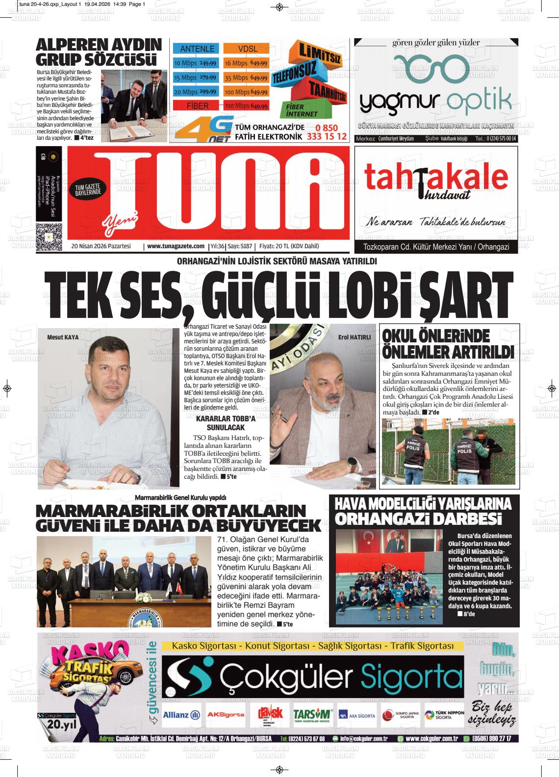 Izmir Yenigun 20.04.2026