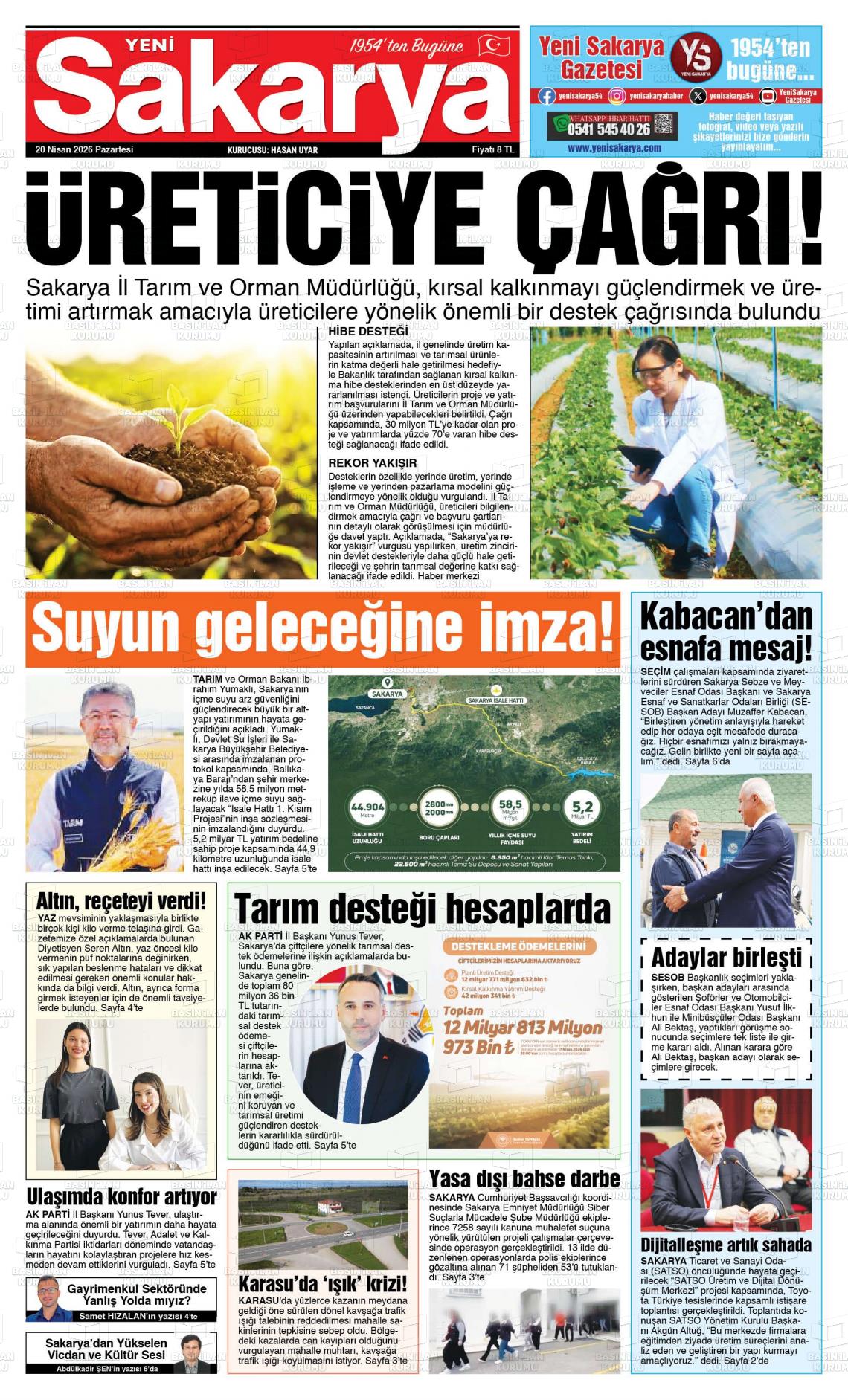 Sakarya Yeni 20.04.2026
