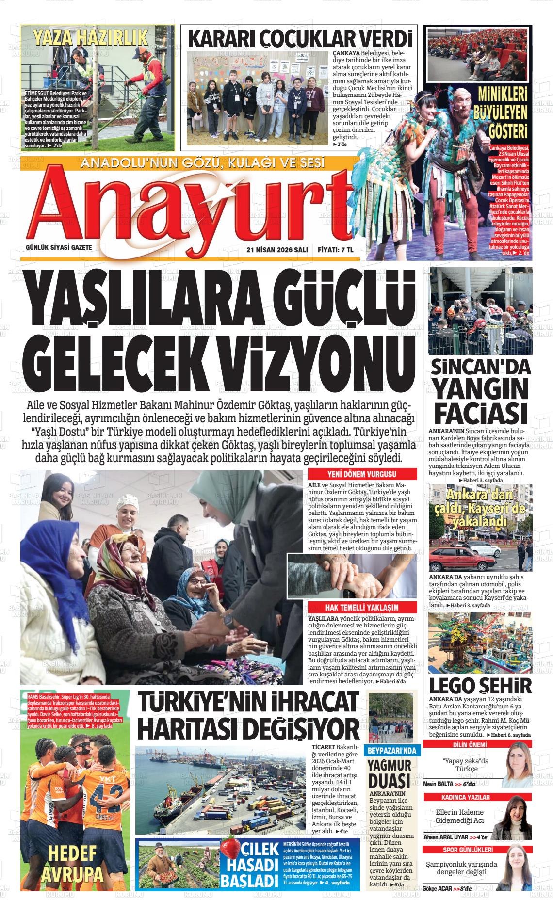 Ankara Anayurt 21.04.2026