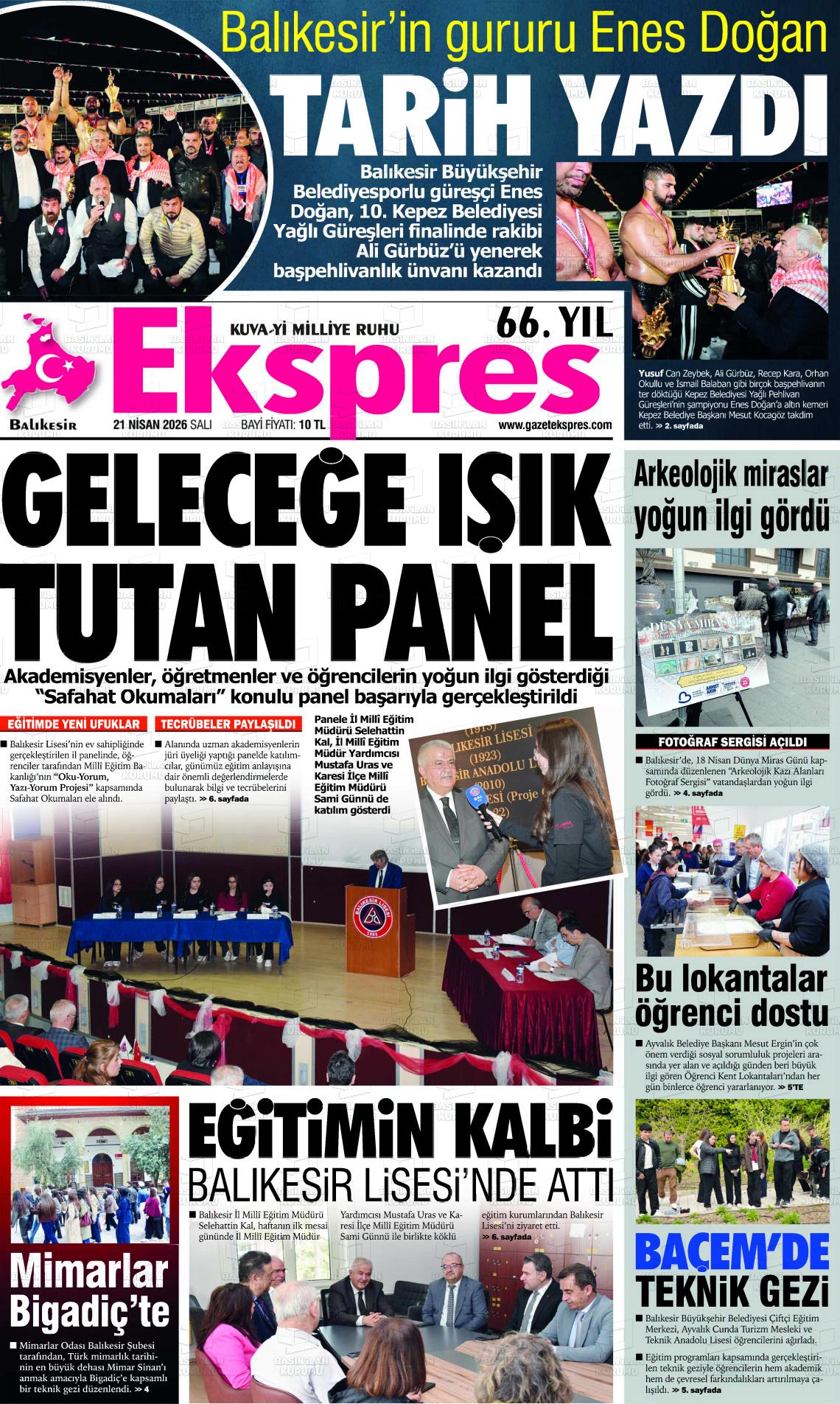Balikesir Ekspres 21.04.2026