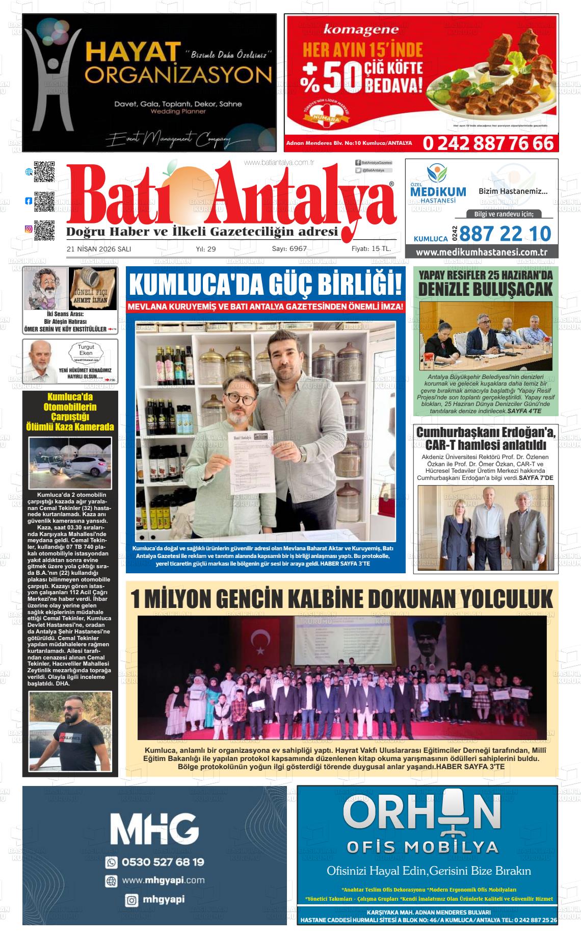 Antalya Bati 21.04.2026