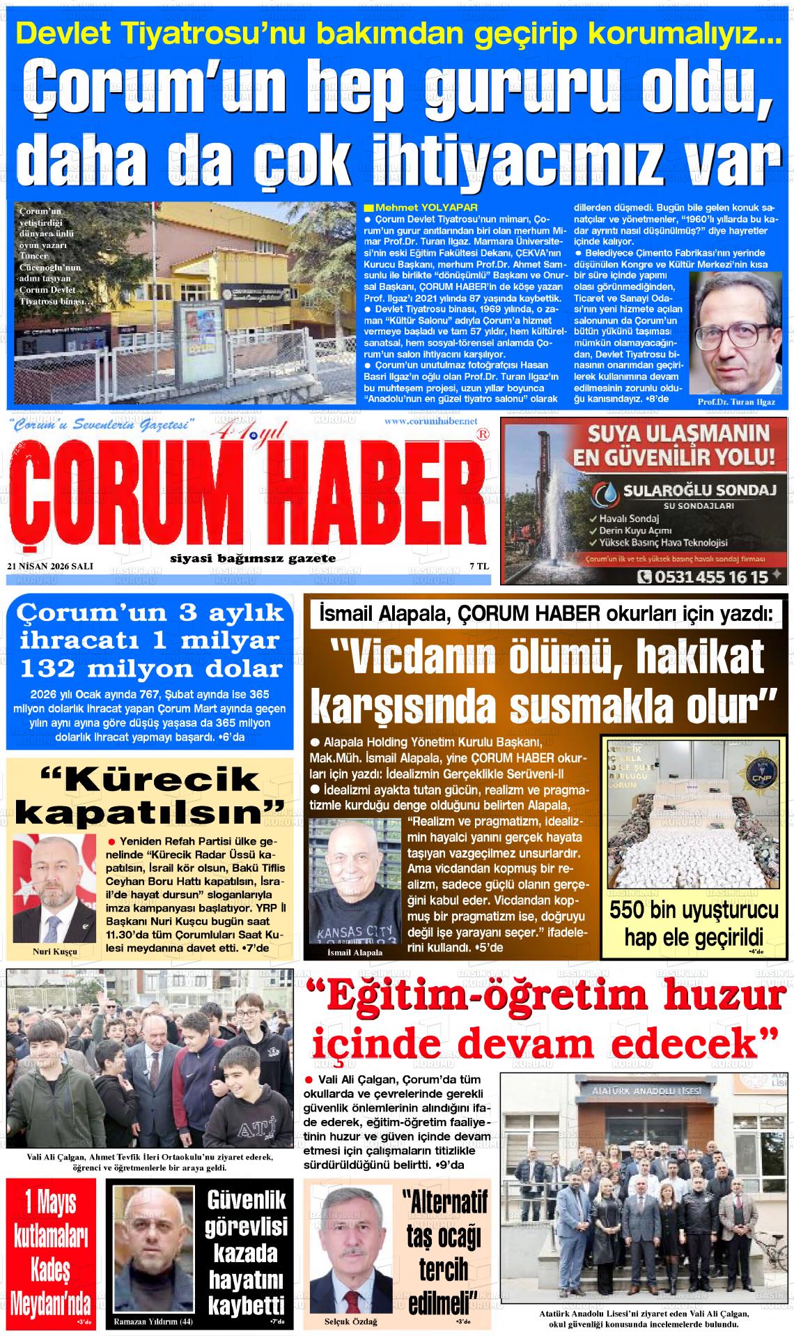 Corum Haber 21.04.2026