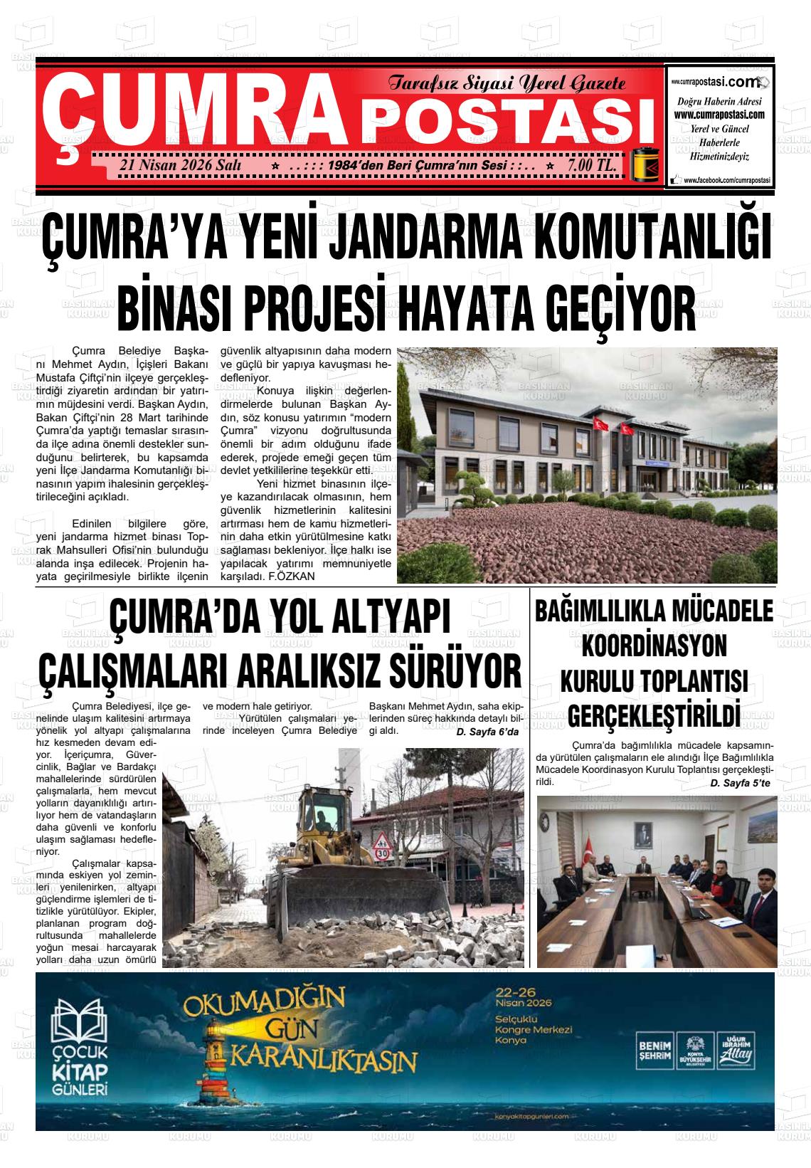Konya Cumrapostasi 21.04.2026