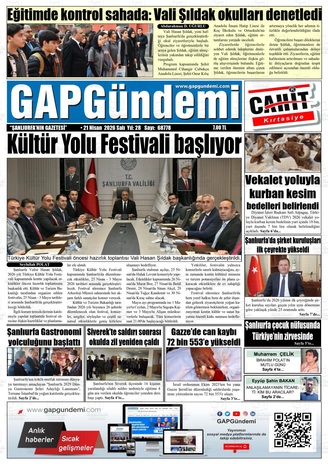 Sanliurfa Gapgundemi 21.04.2026