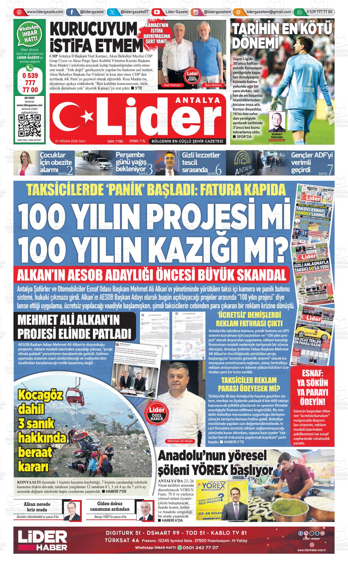 Antalya Gazetebir 21.04.2026