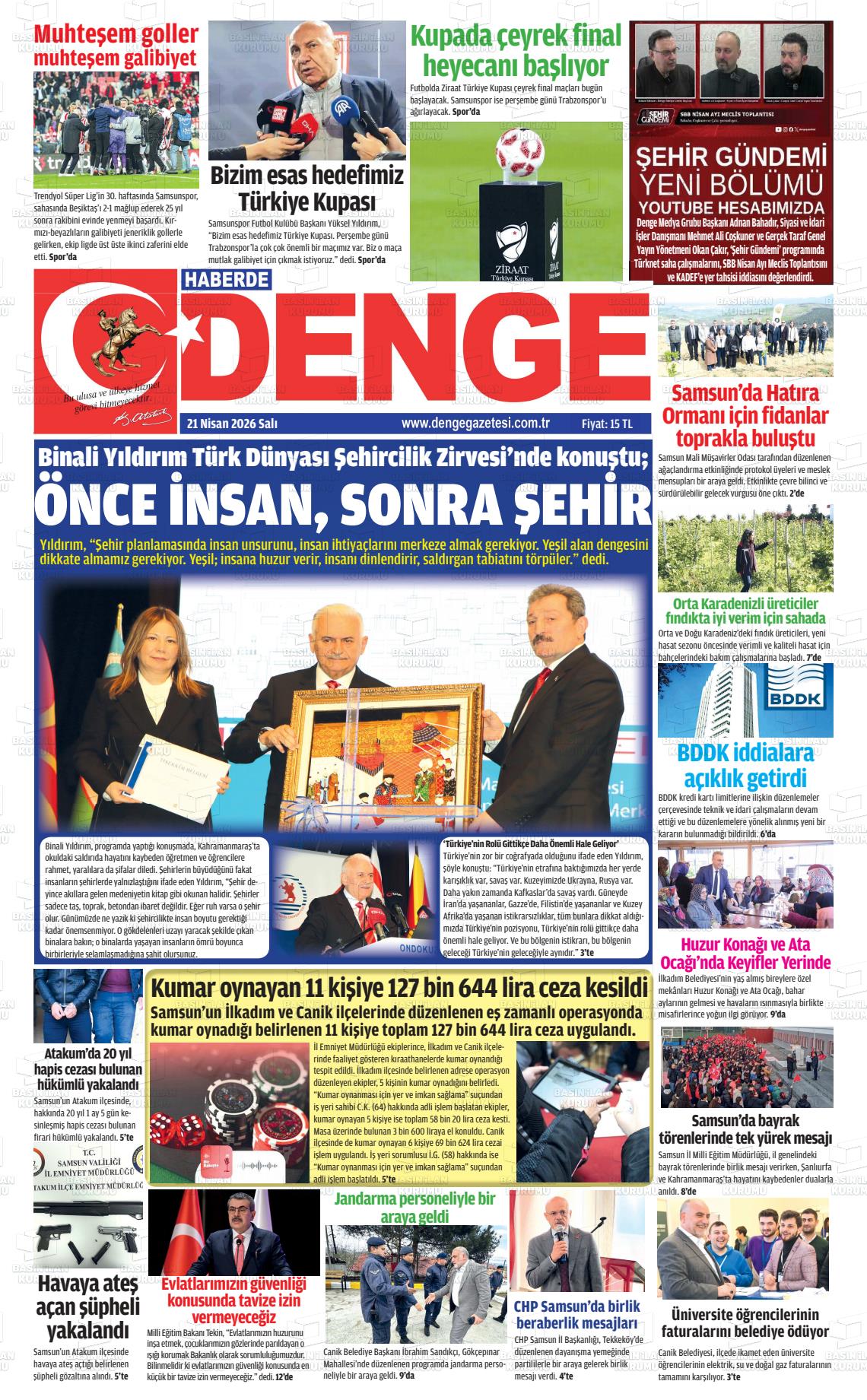 Samsun Haberdedenge 21.04.2026