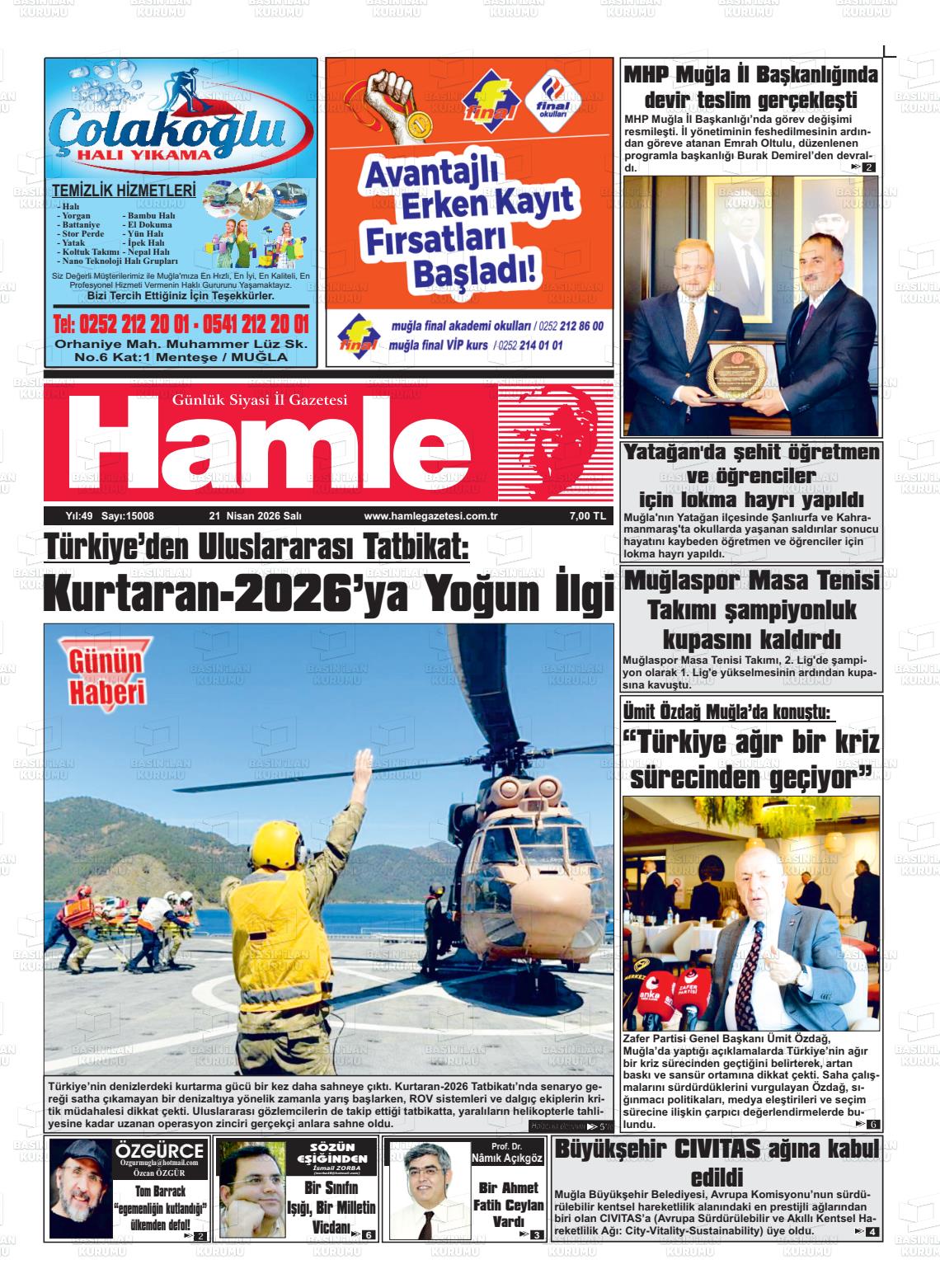 Mugla Hamle 21.04.2026