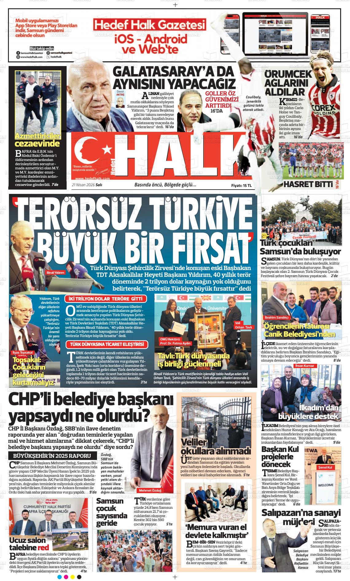 Samsun Hedefhalk 21.04.2026