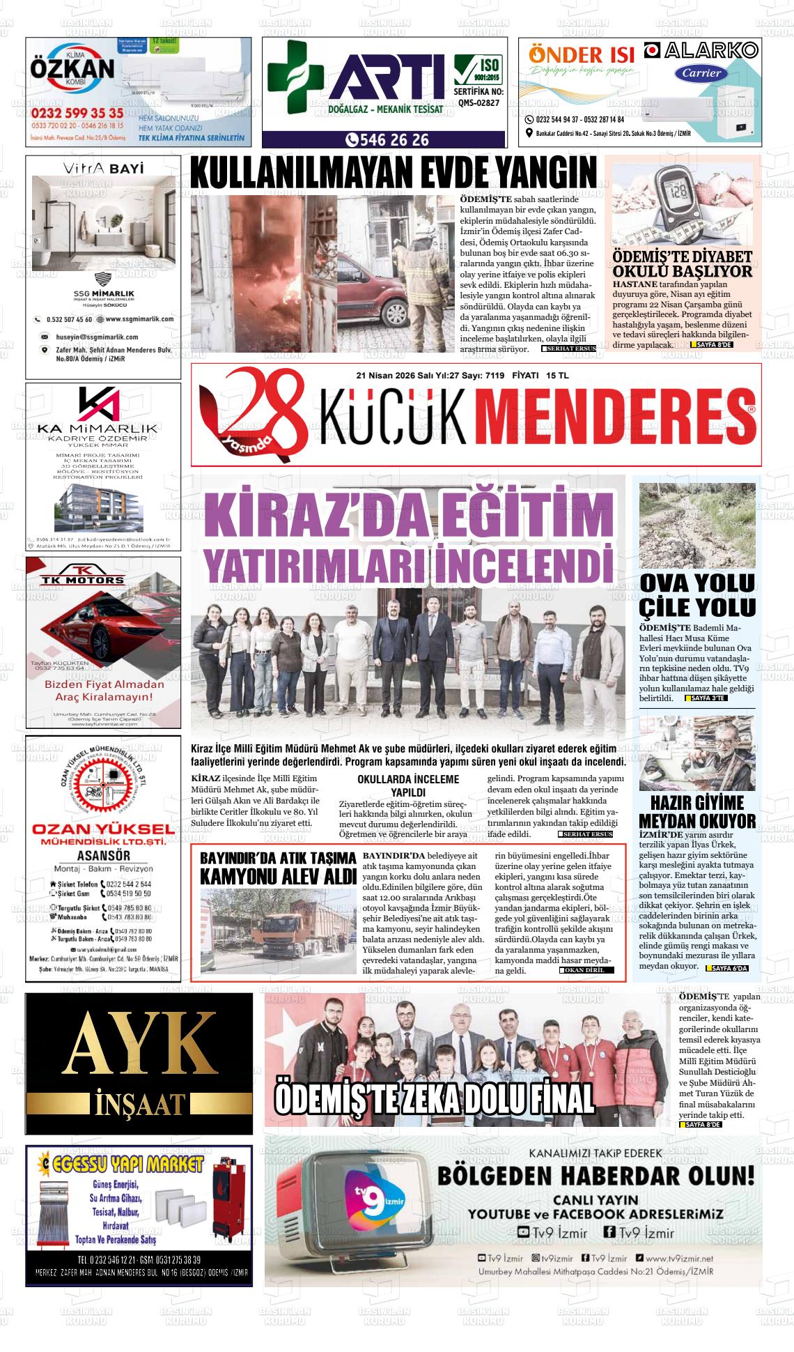 Izmir Kucukmenderes 21.04.2026