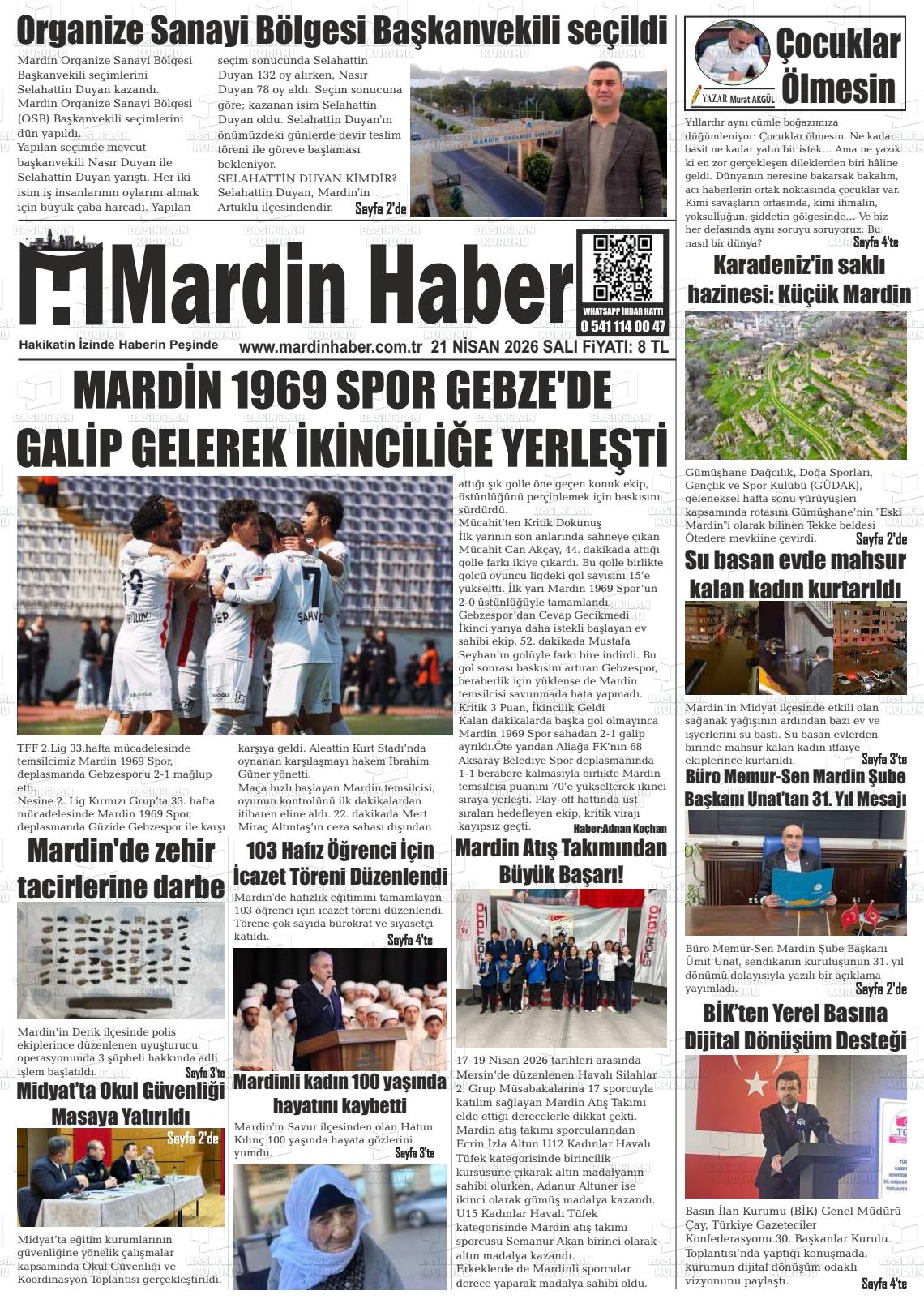 Mardin Haber 21.04.2026