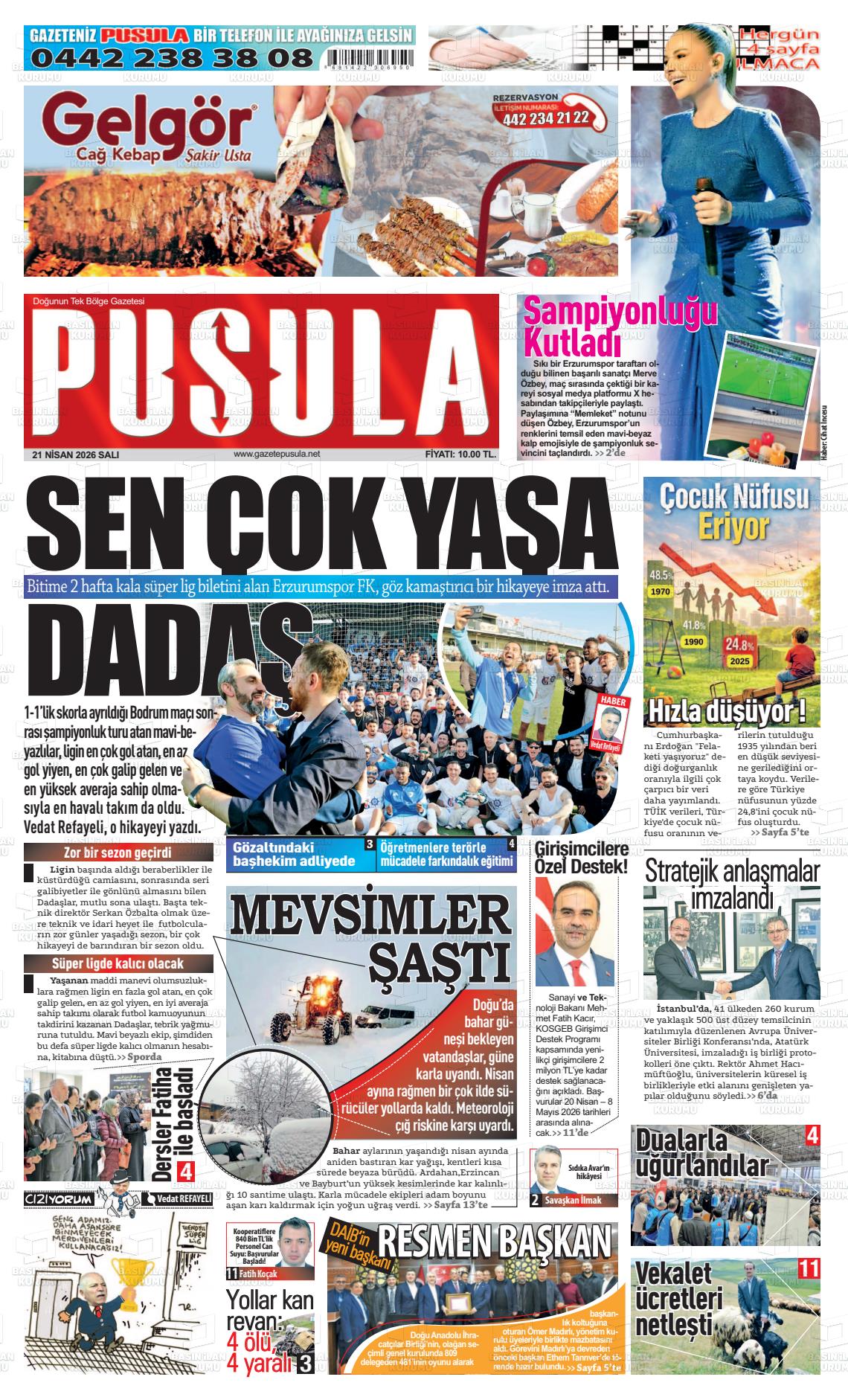 Zonguldak Pusula 21.04.2026