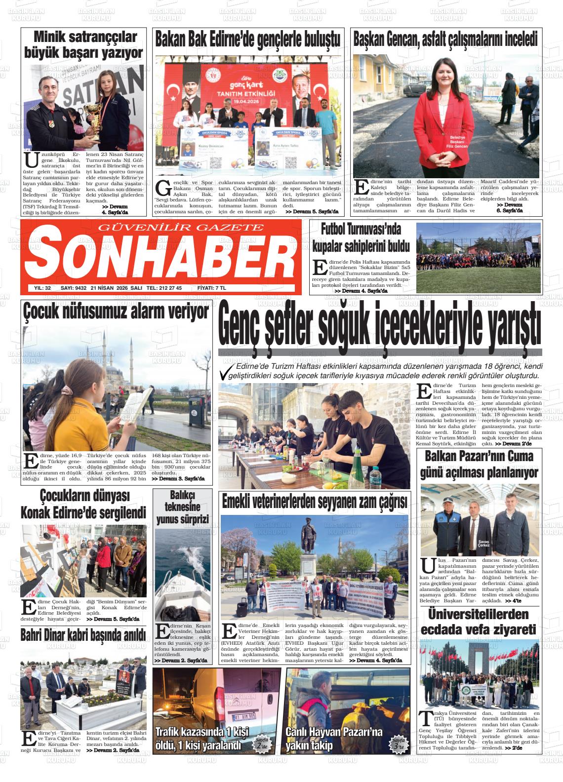 Eskisehir Sonhaber 21.04.2026