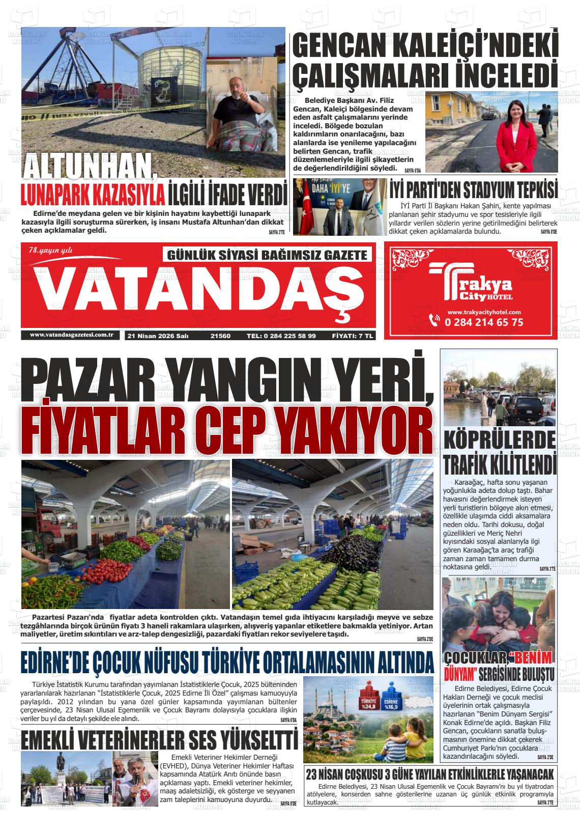 Edirne Vatandas 21.04.2026