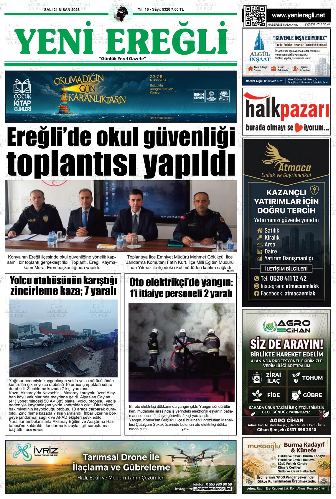 Konya Yenieregli 21.04.2026