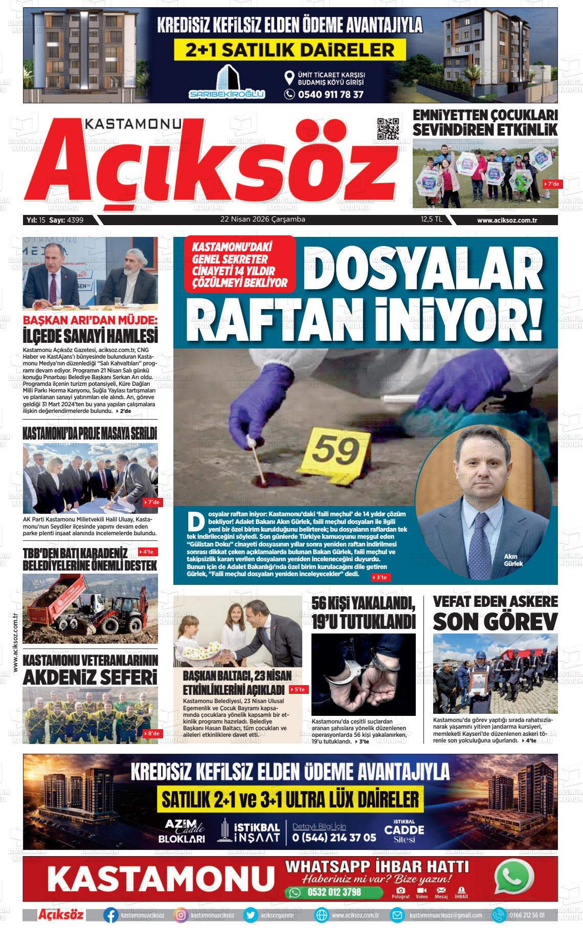 Kastamonu Aciksoz 22.04.2026