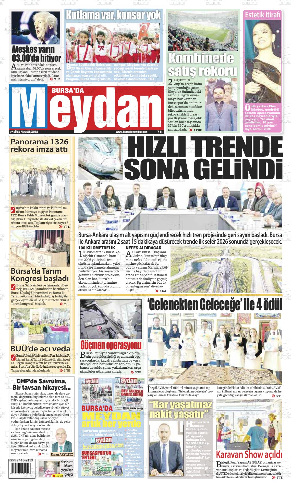 Bursa Dameydan 22.04.2026