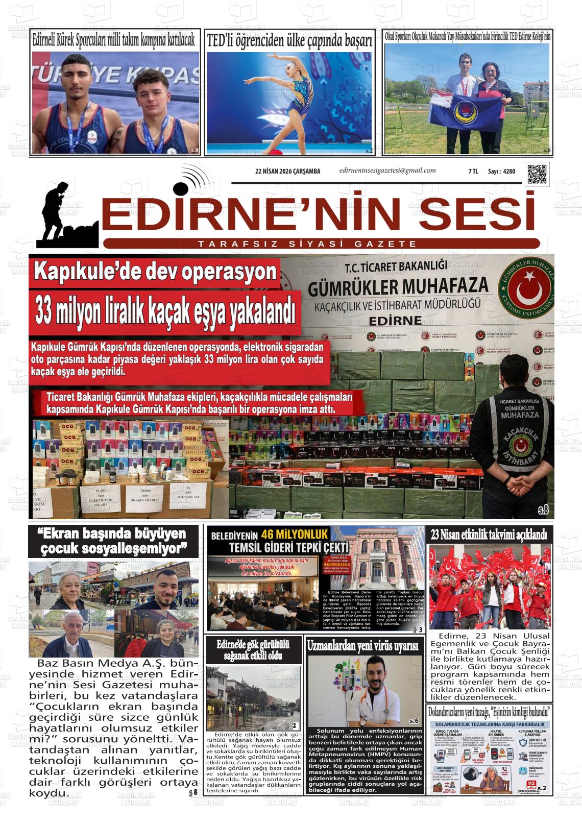 Edirne Star 22.04.2026