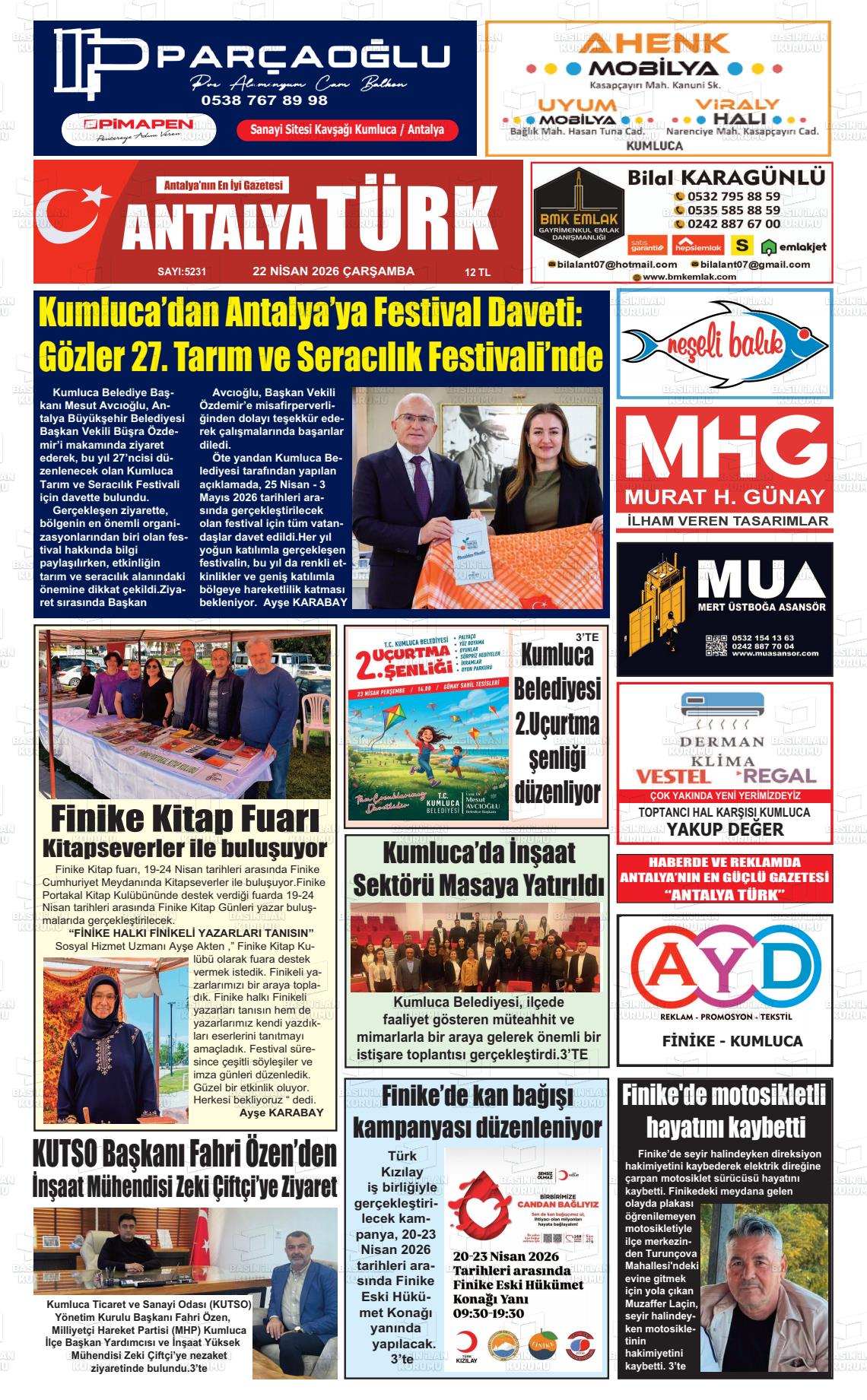 Antalya Finikea 22.04.2026