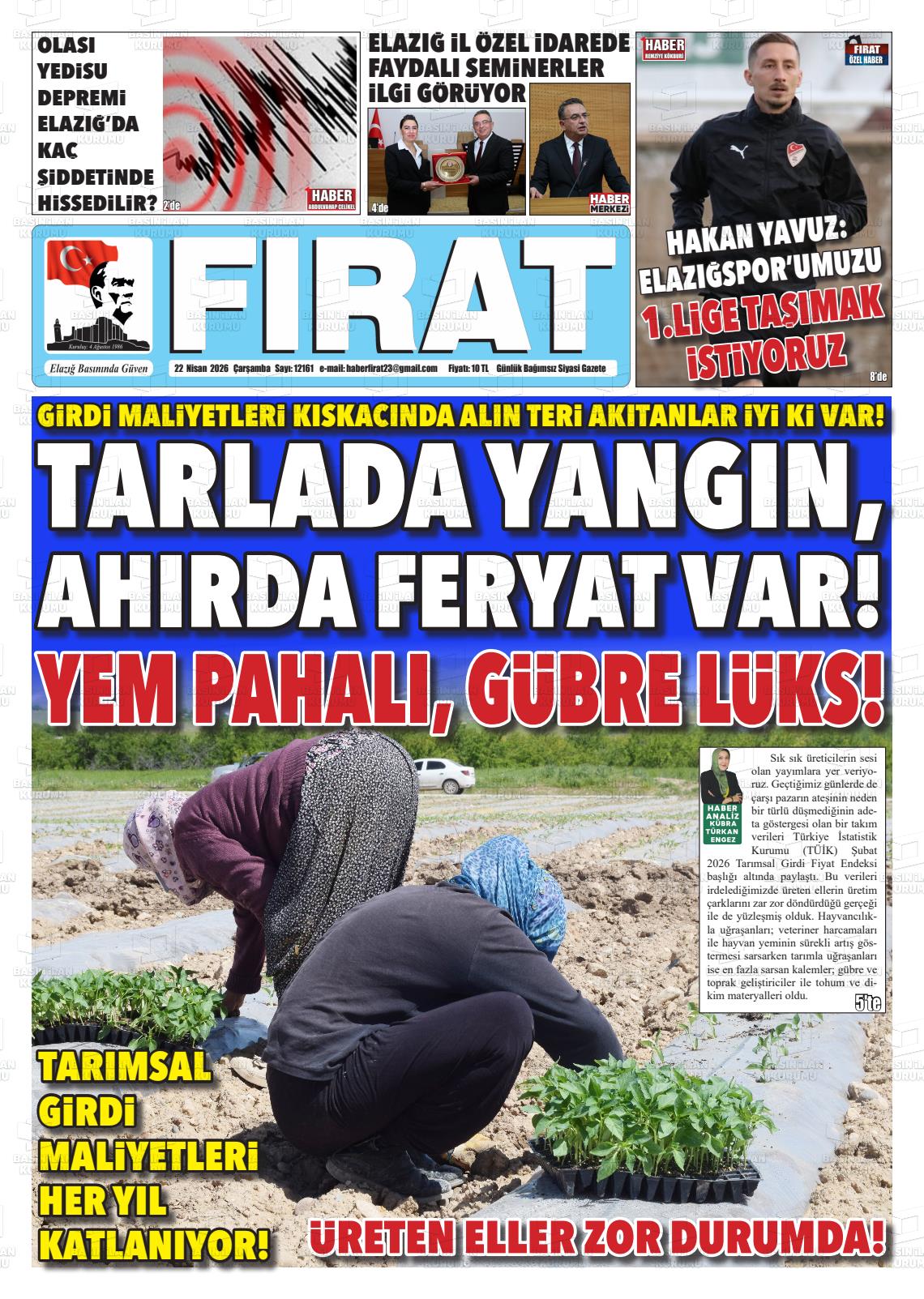 Elazig Firatgazetesi 22.04.2026