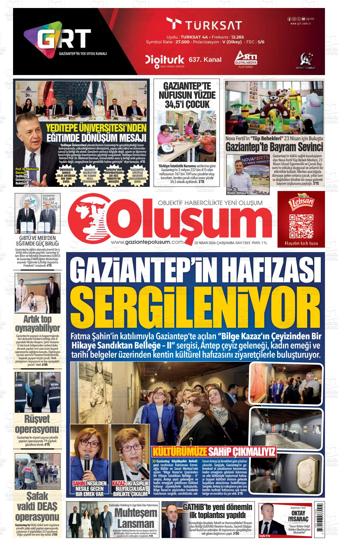 Gaziantep Olusum 22.04.2026