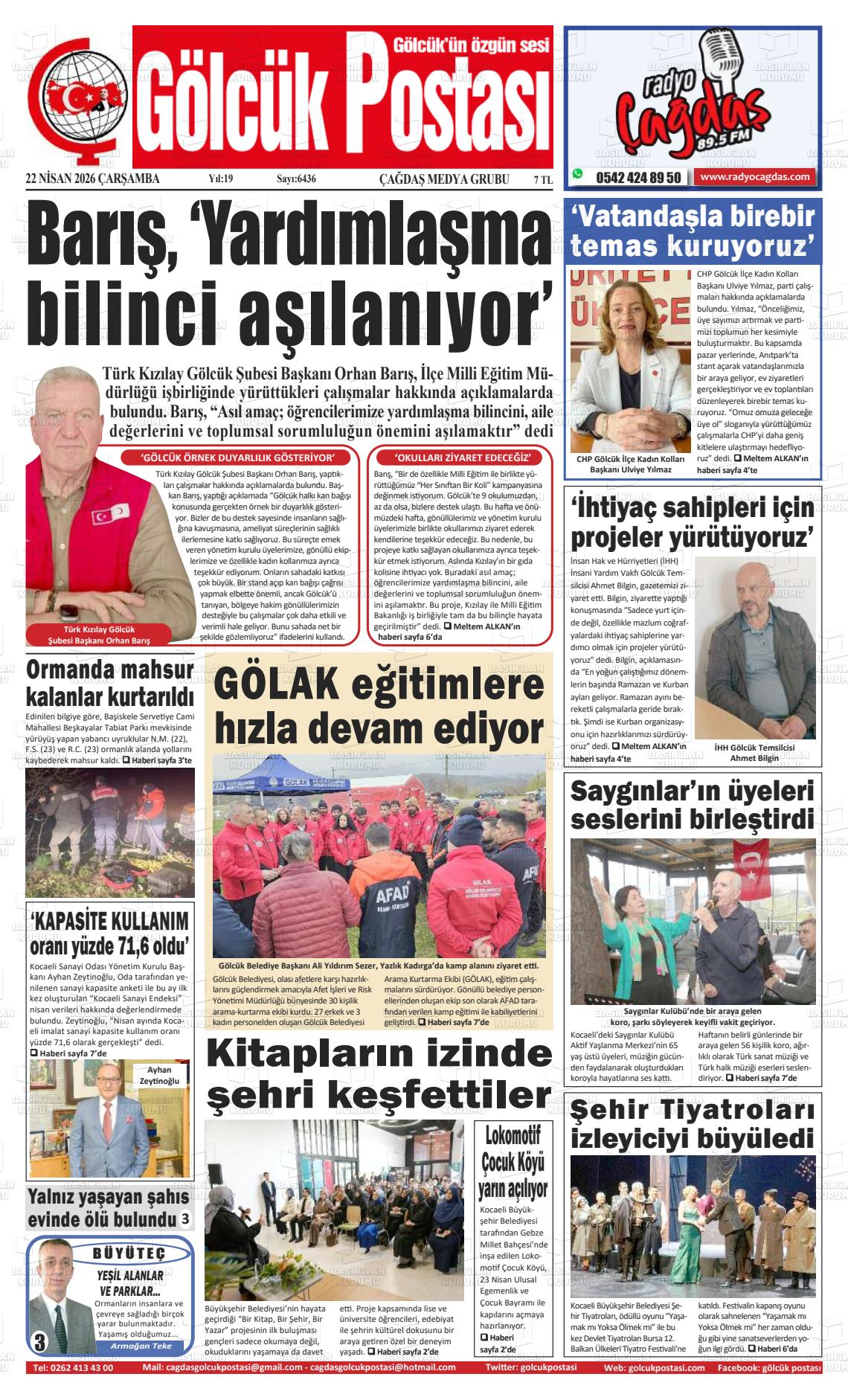 Kocaeli Golcukpostasi 22.04.2026