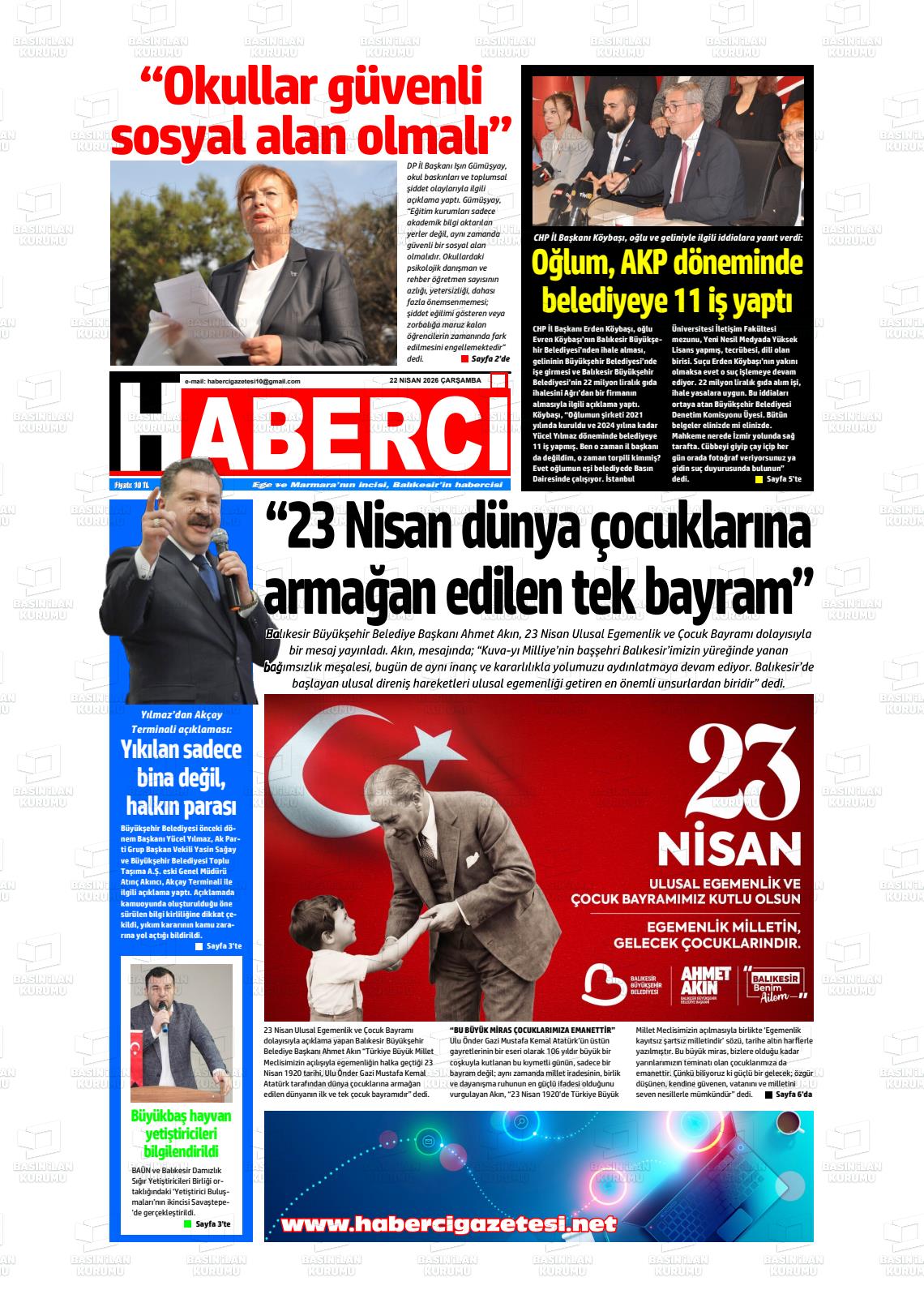 Mersin Haberci 22.04.2026