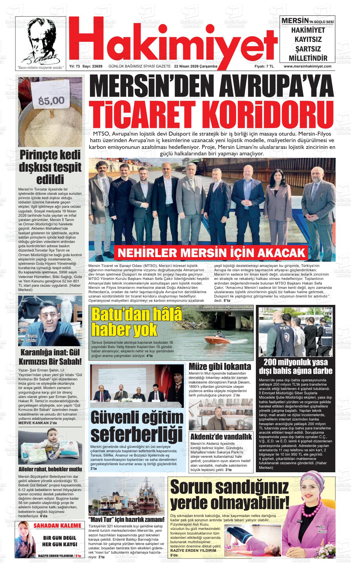 Konya Hakimiyet 22.04.2026