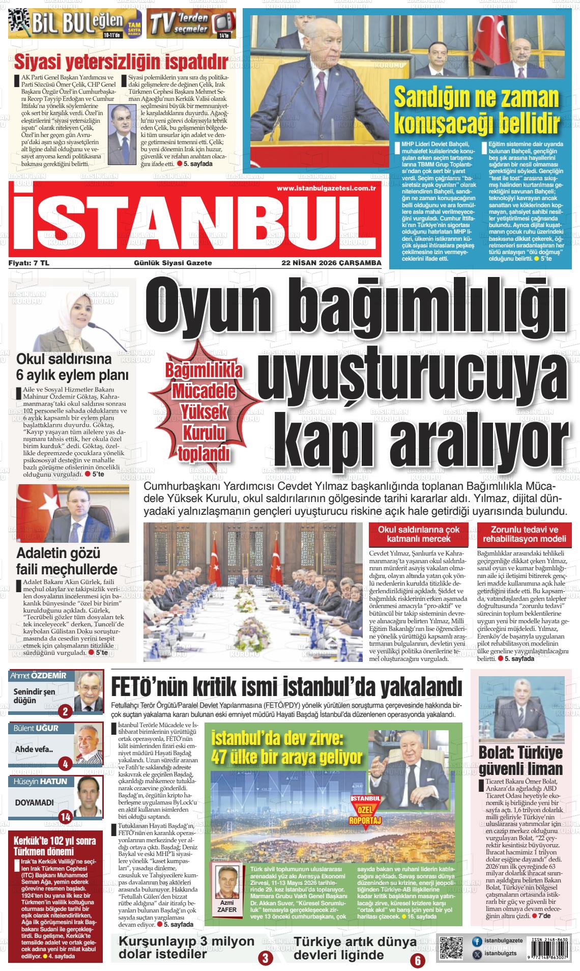 Istanbul 22.04.2026