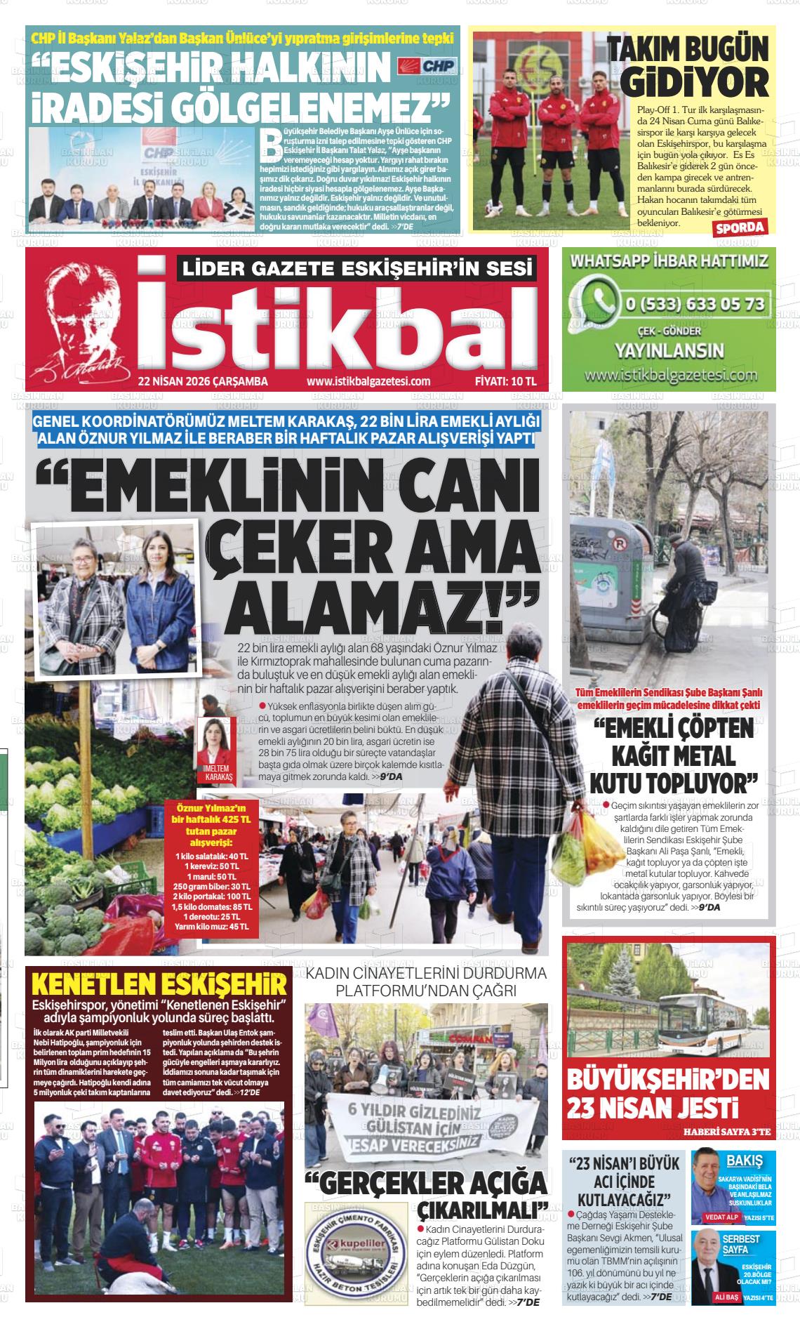 Eskisehir Istikbal 22.04.2026