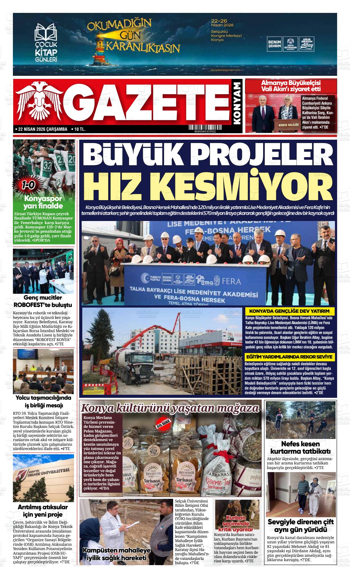 Konya Yenigun 22.04.2026
