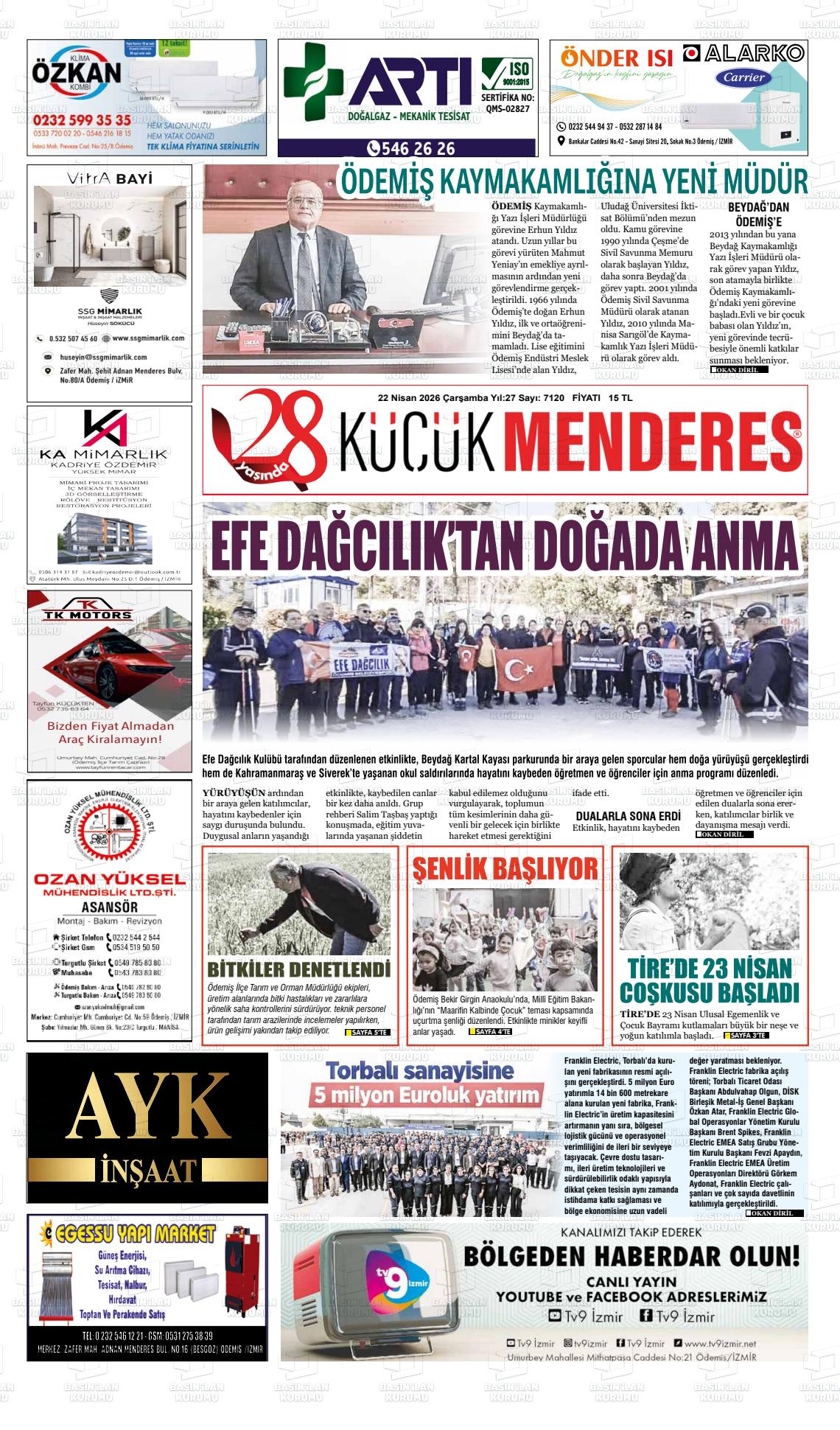 Izmir Kucukmenderes 22.04.2026