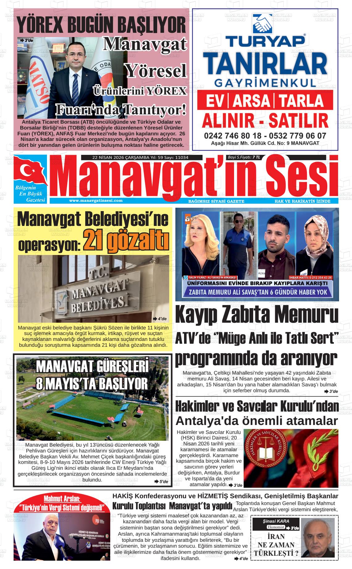 Antalya Manavgatinsesi 22.04.2026