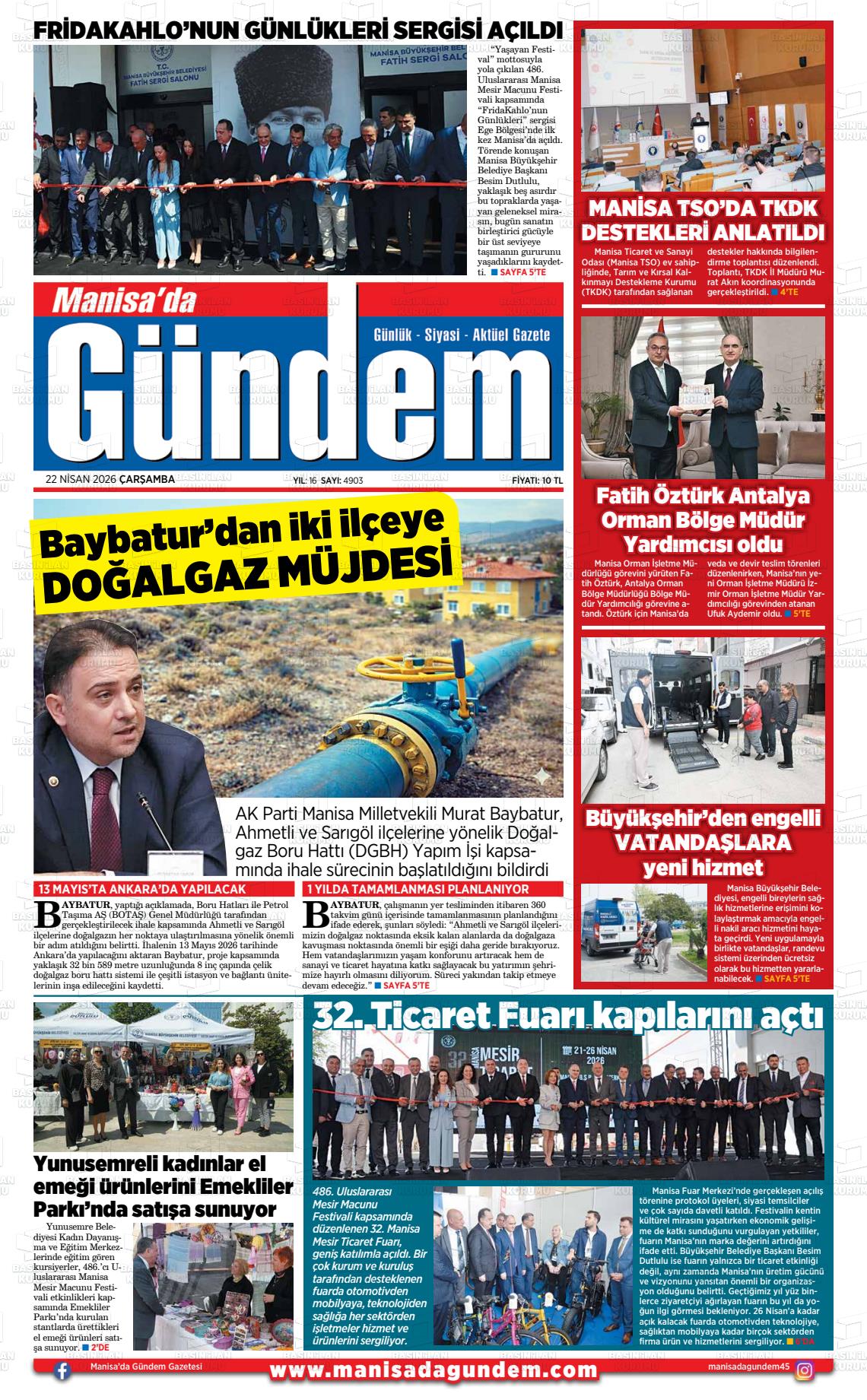 Manisa Dagundem 22.04.2026