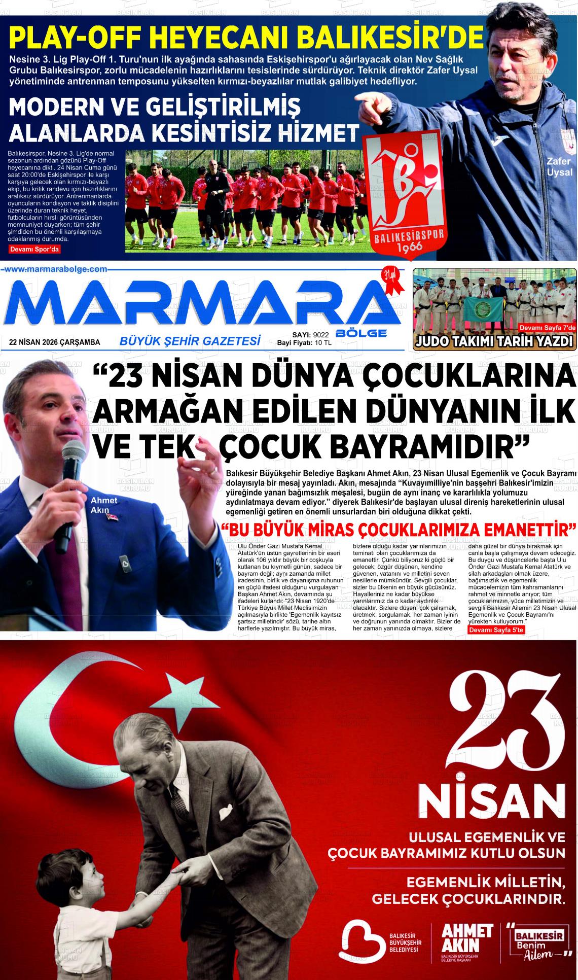 Balikesir Marmarabolge 22.04.2026