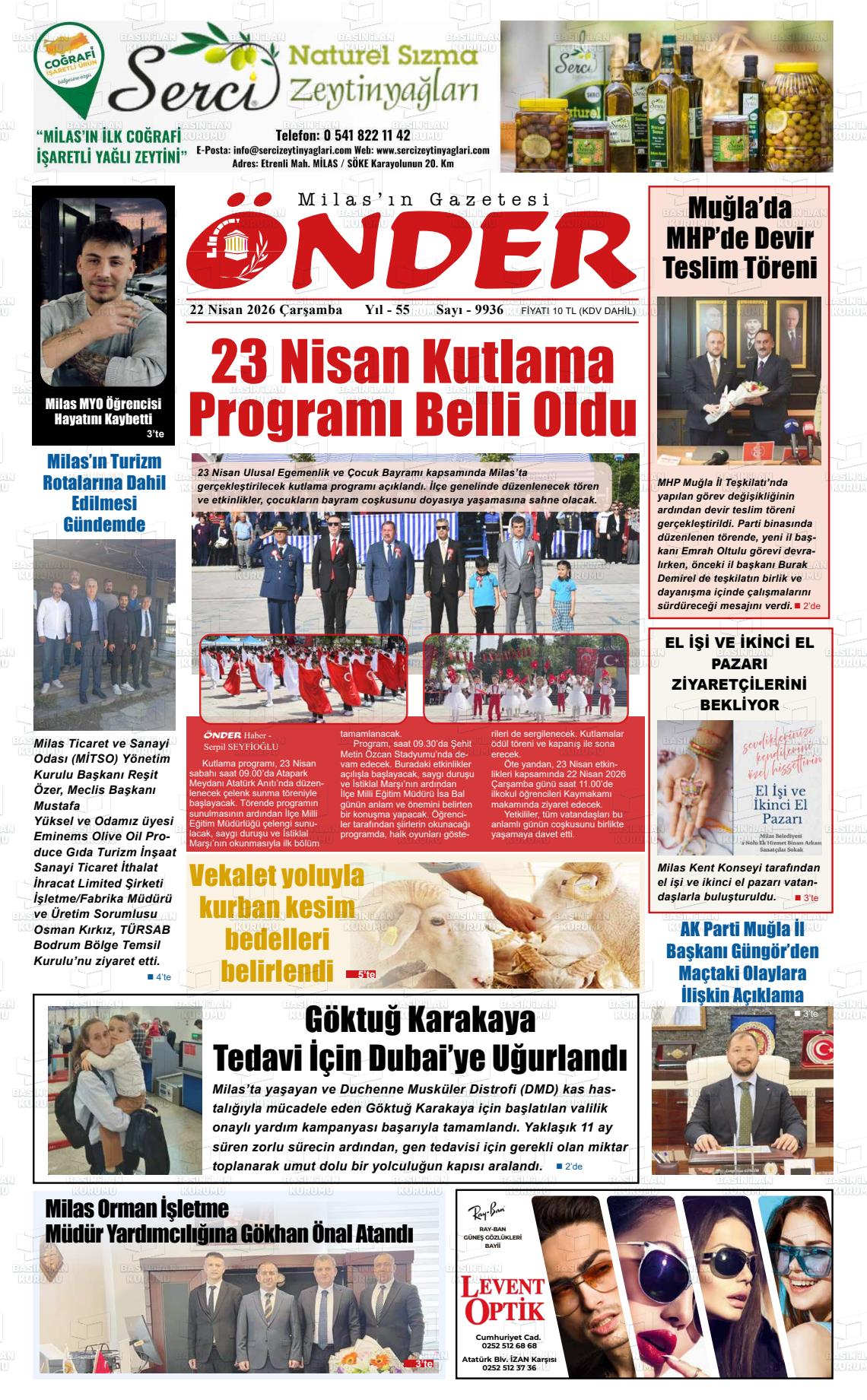 Mugla Onder 22.04.2026
