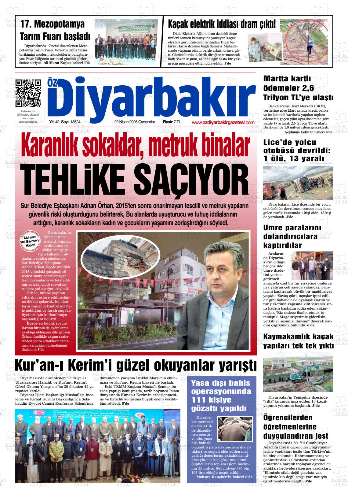 Diyarbakir Oz 22.04.2026