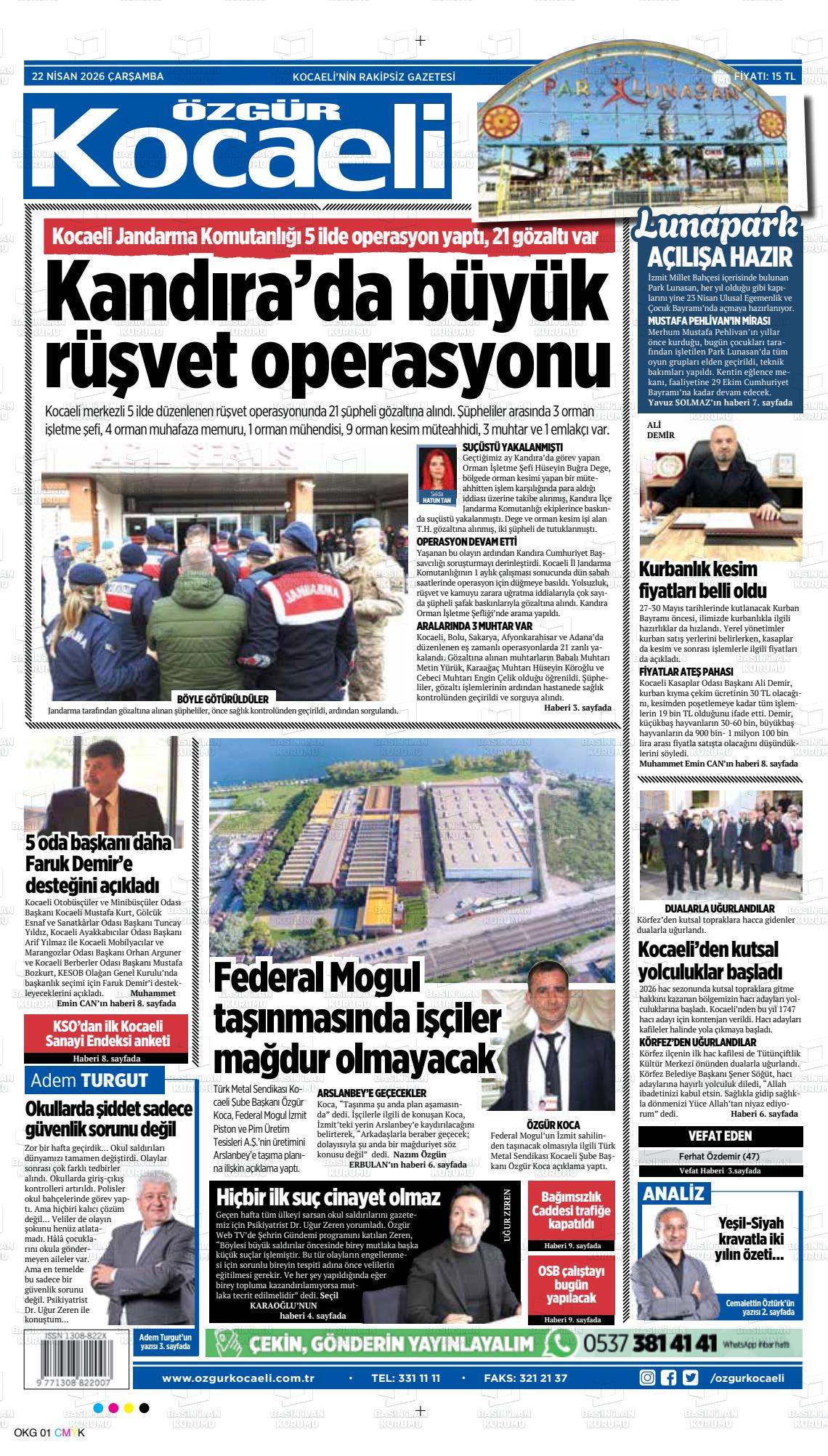 Kocaeli Ozgur 22.04.2026
