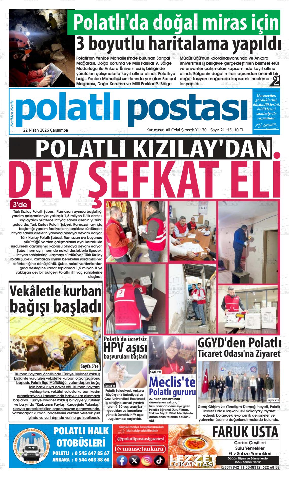 Ankara Polatlipostasi 22.04.2026