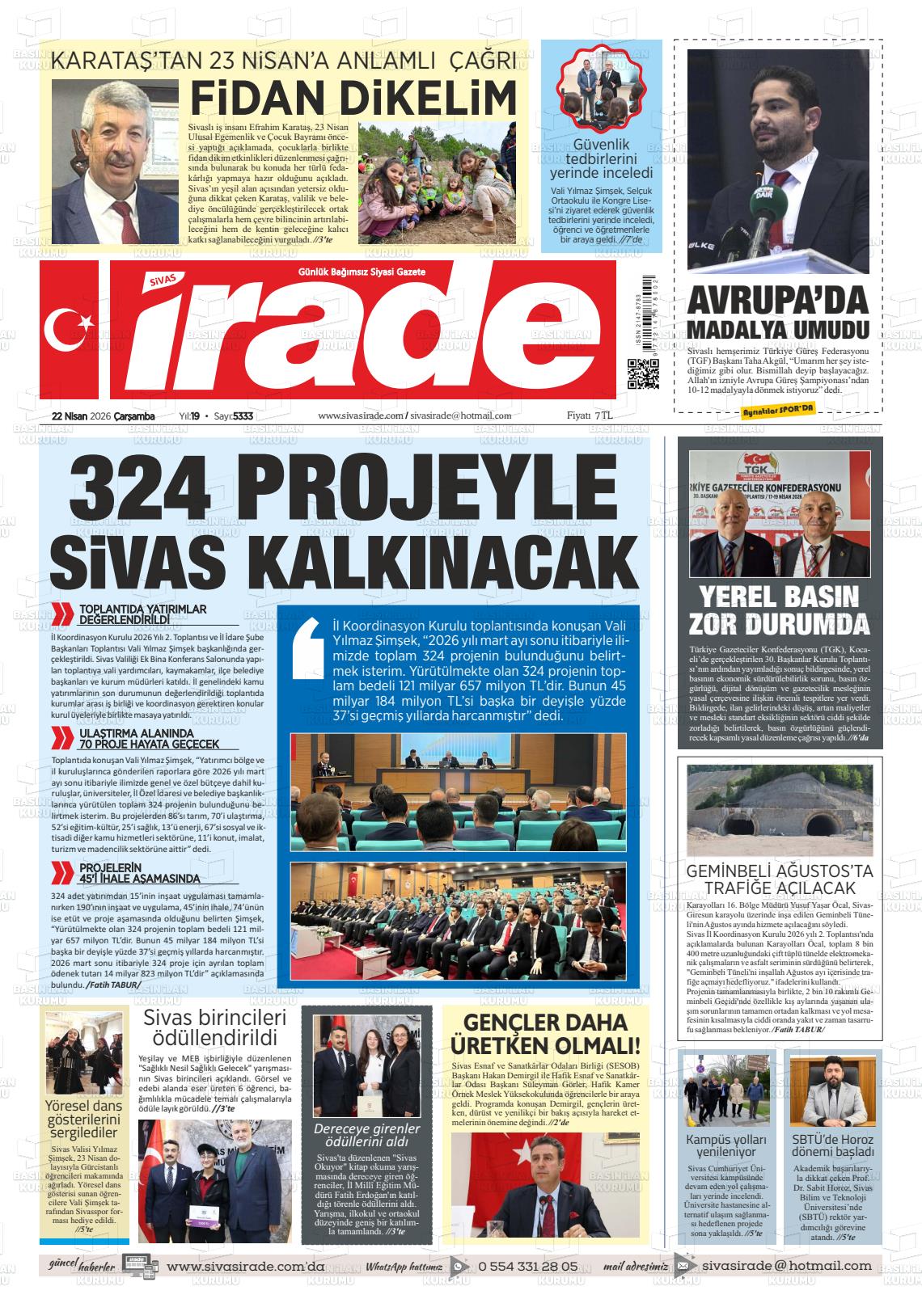 Sivas Irade 22.04.2026