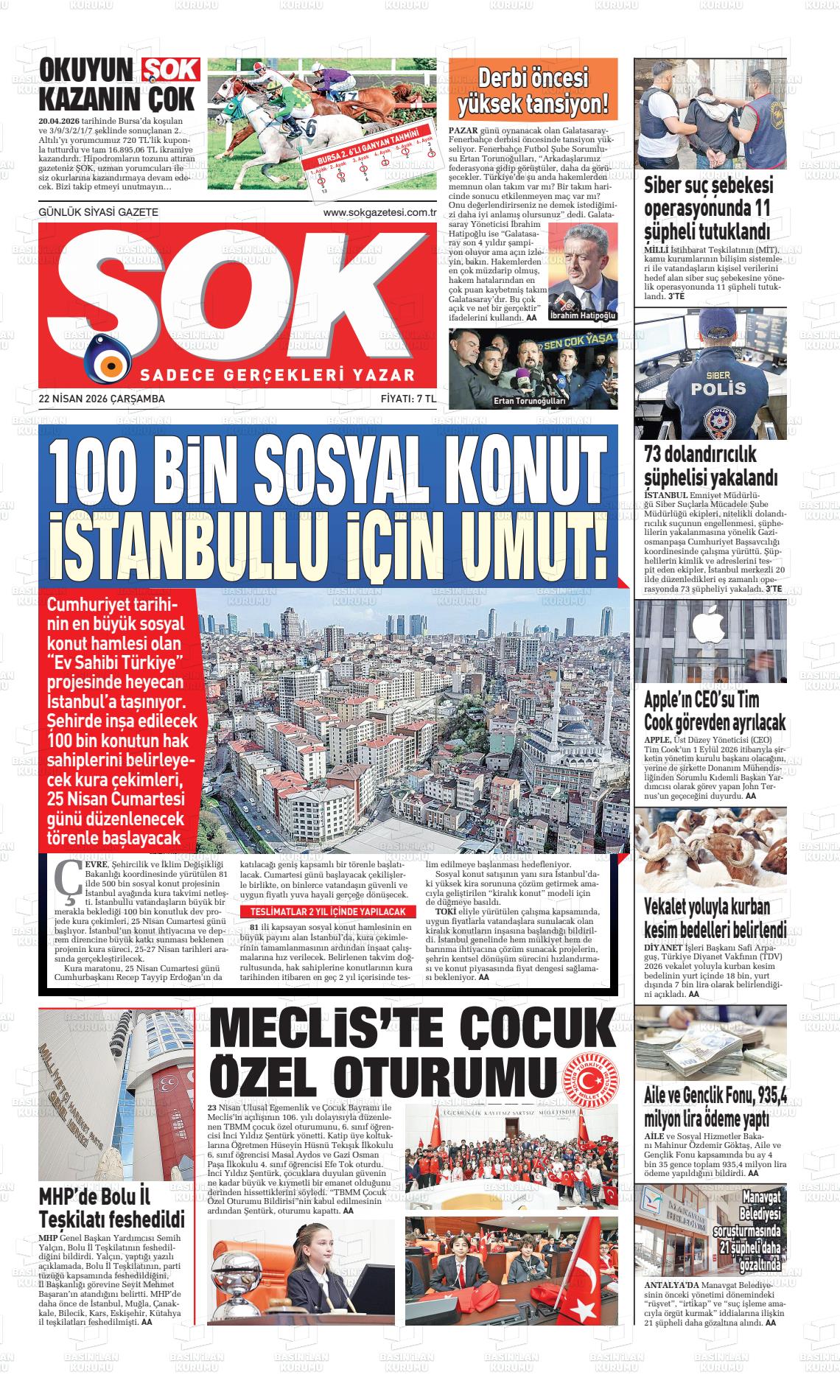 Istanbul Sok 22.04.2026